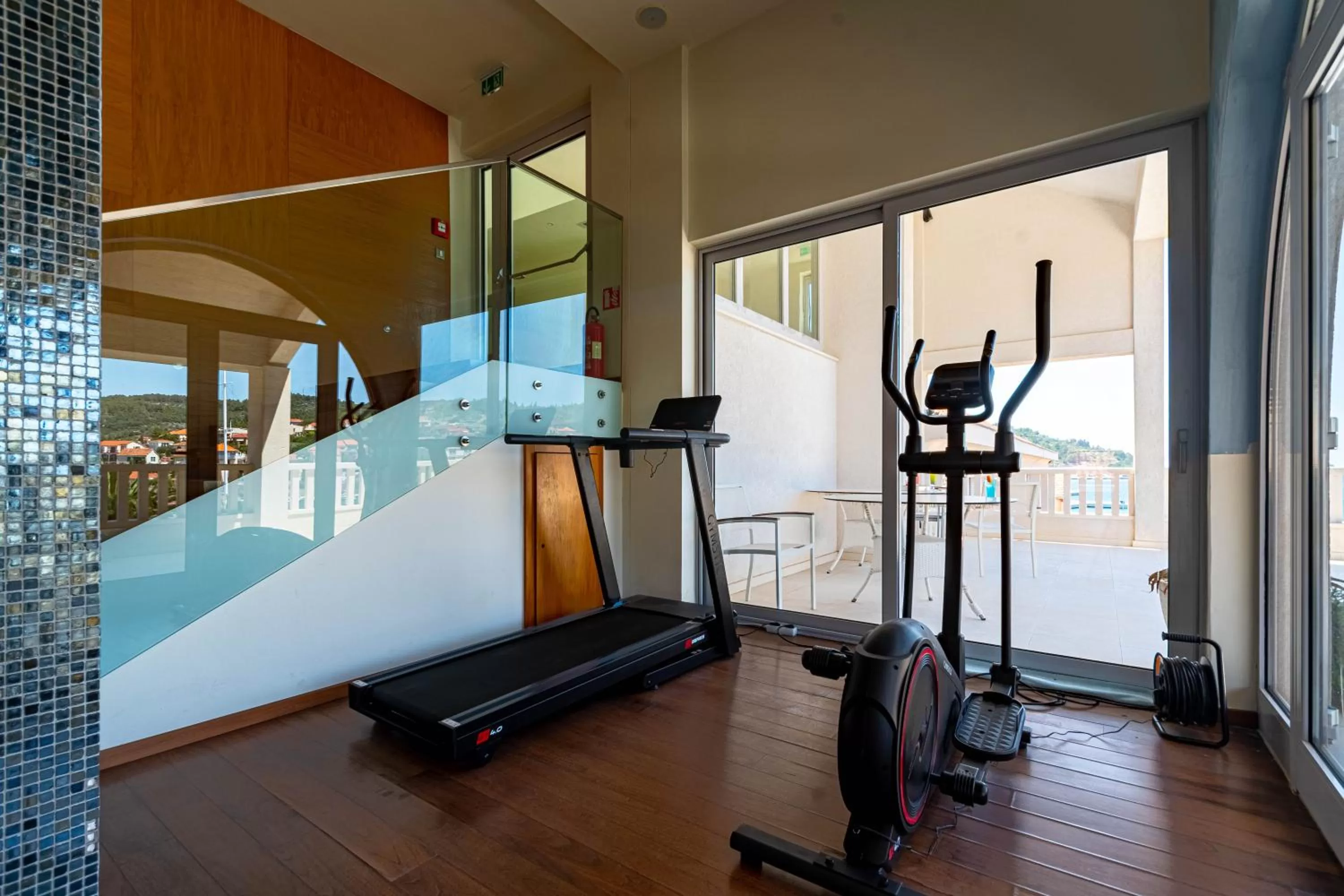 Fitness centre/facilities in Hotel Korkyra