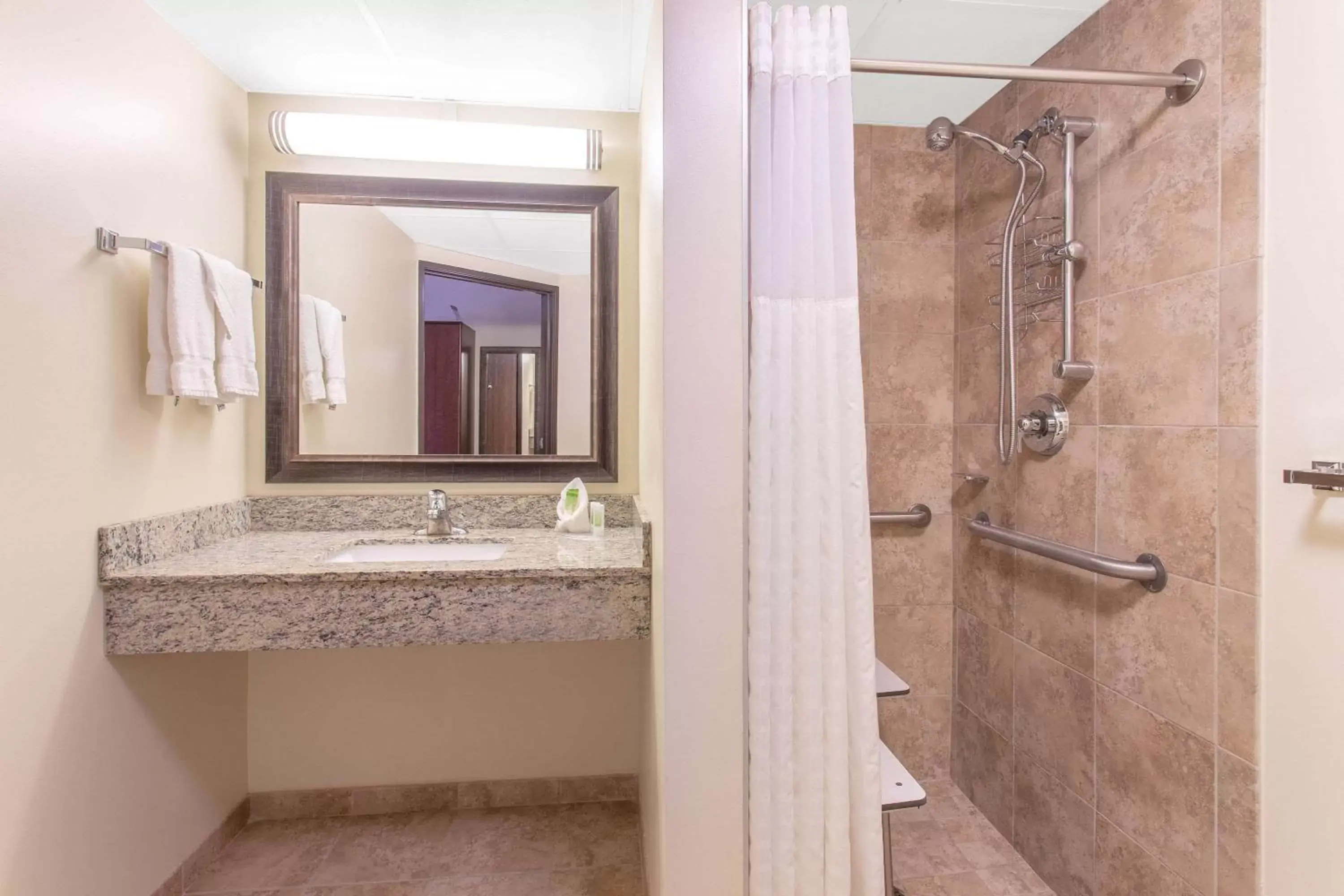 Shower, Bathroom in AmericInn by Wyndham Calumet