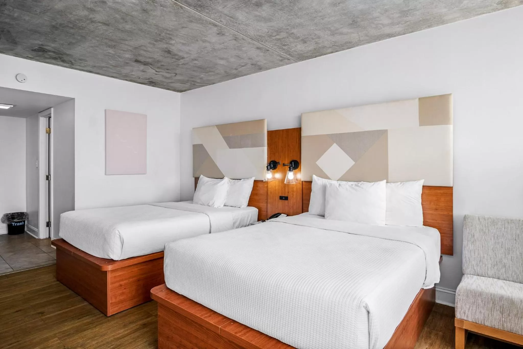 Bed in The Beverley Beach House