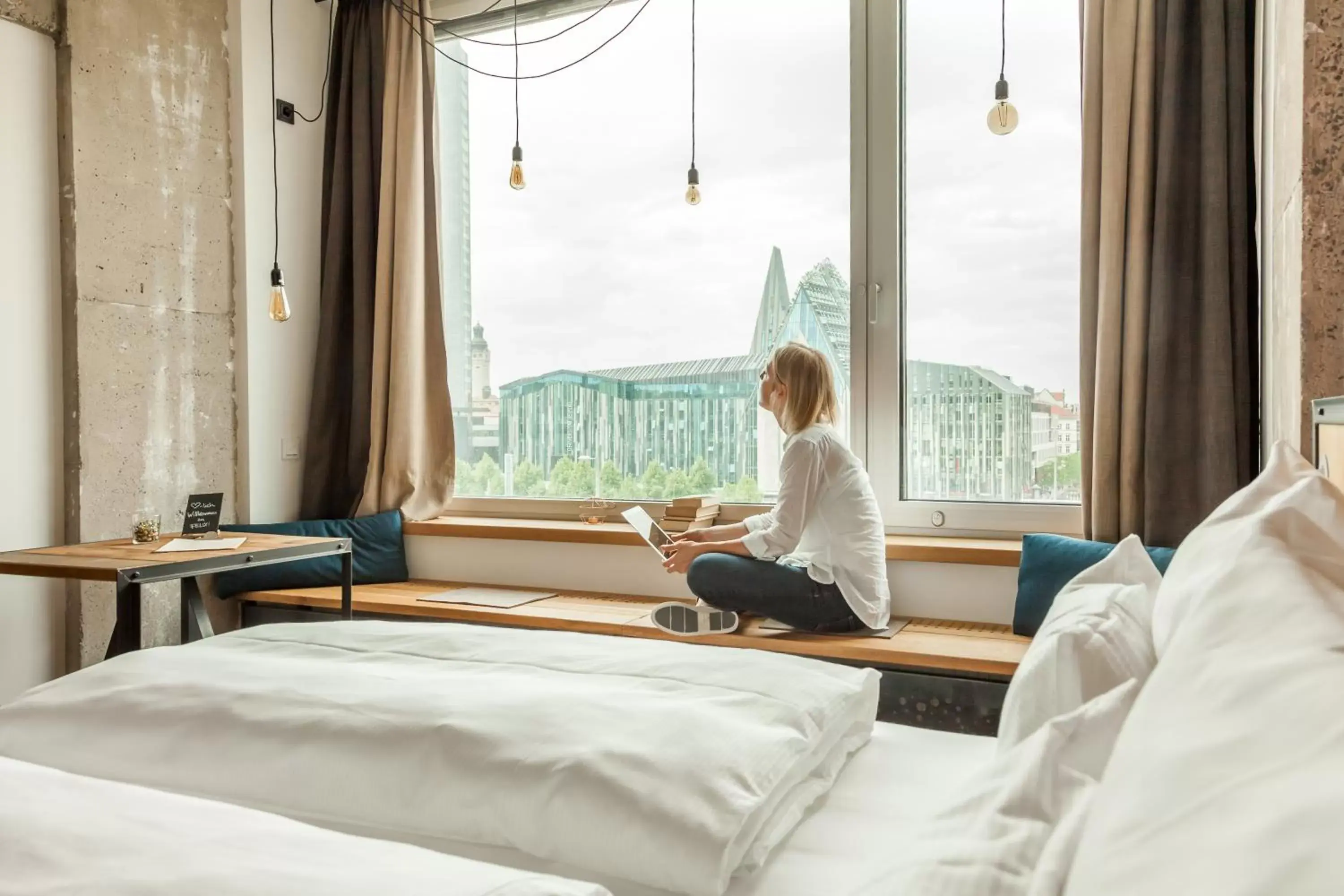 Photo of the whole room, Bed in Staycity Aparthotels Leipzig City Centre Photo of the whole room, Bed in Staycity Aparthotels Leipzig City Centre