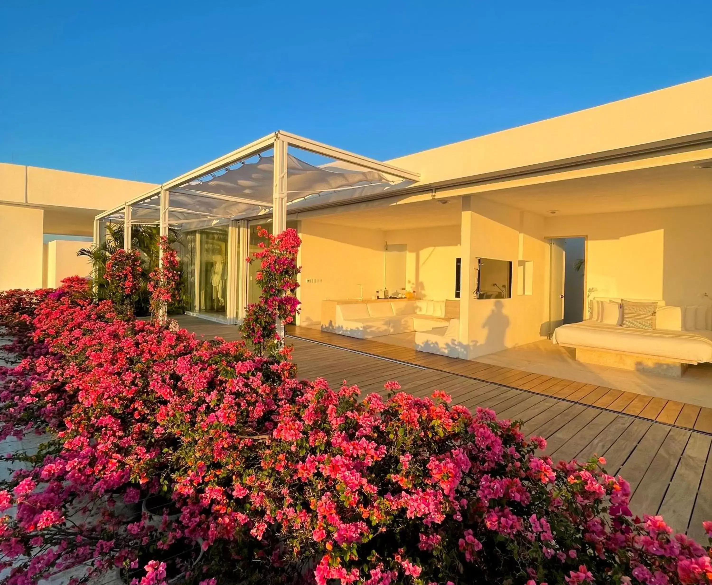 Garden view in Encanto Acapulco