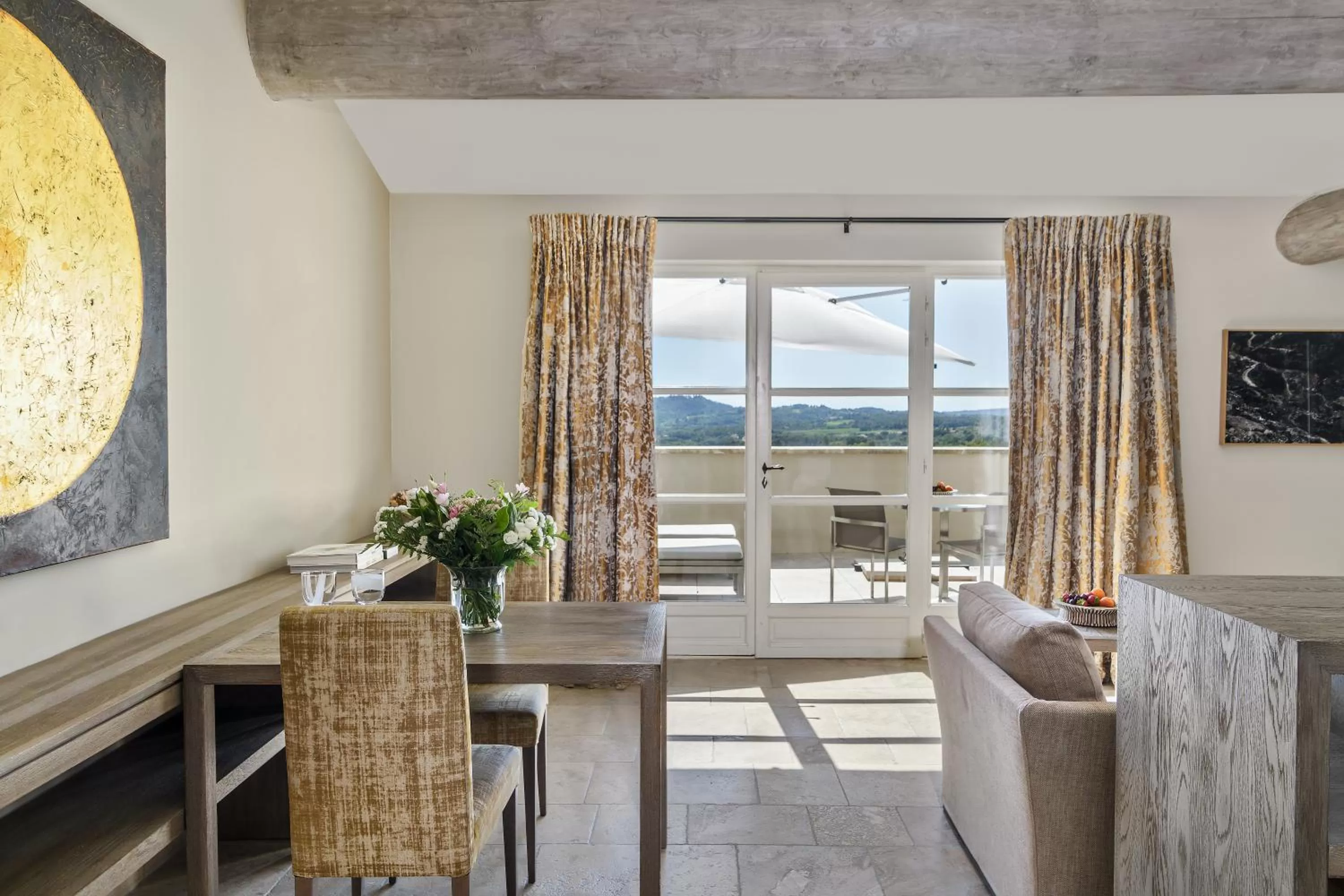 Seating area in Coquillade Provence - Relais & Châteaux
