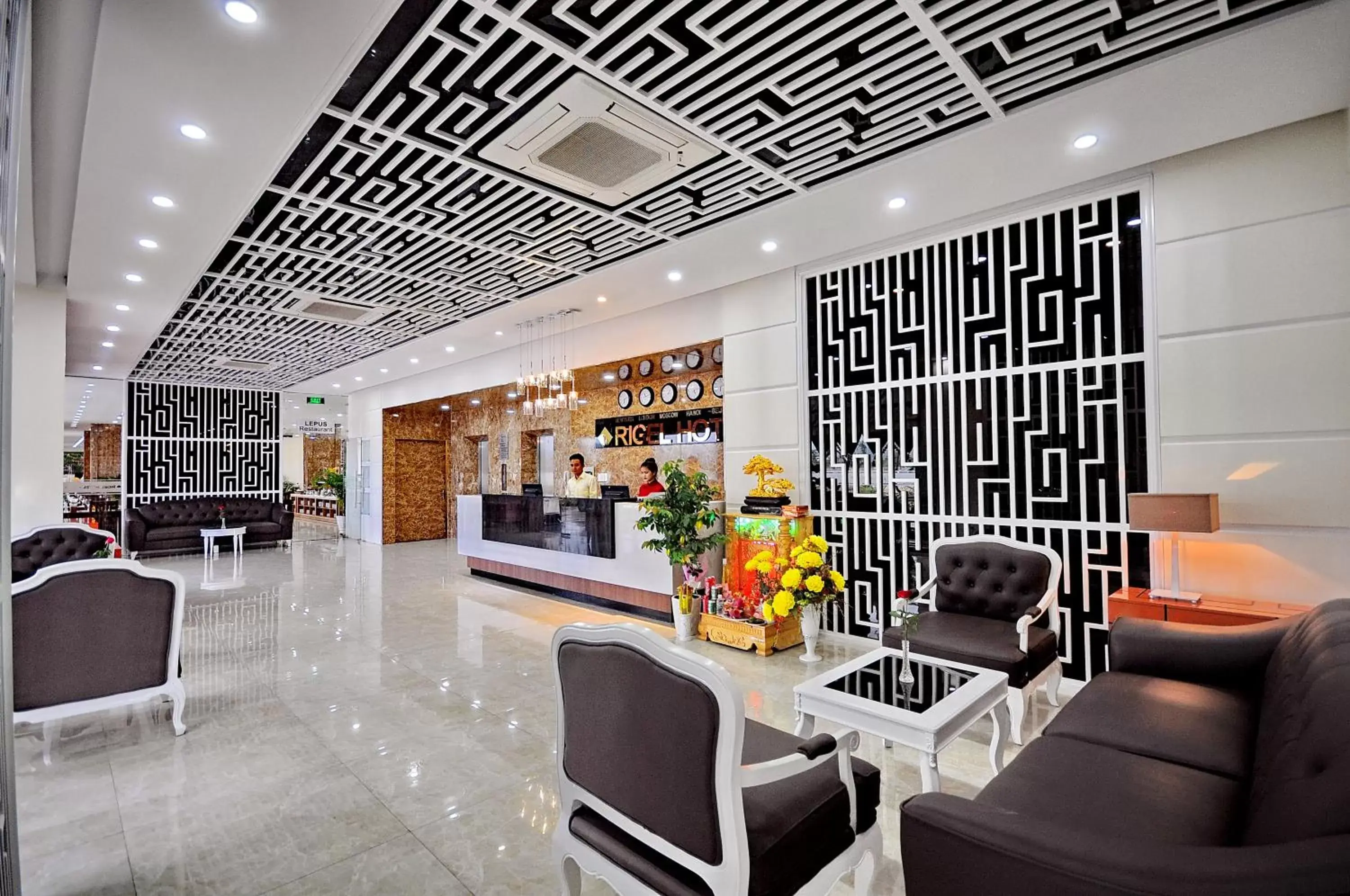 Property building, Lobby/Reception in Rigel Hotel