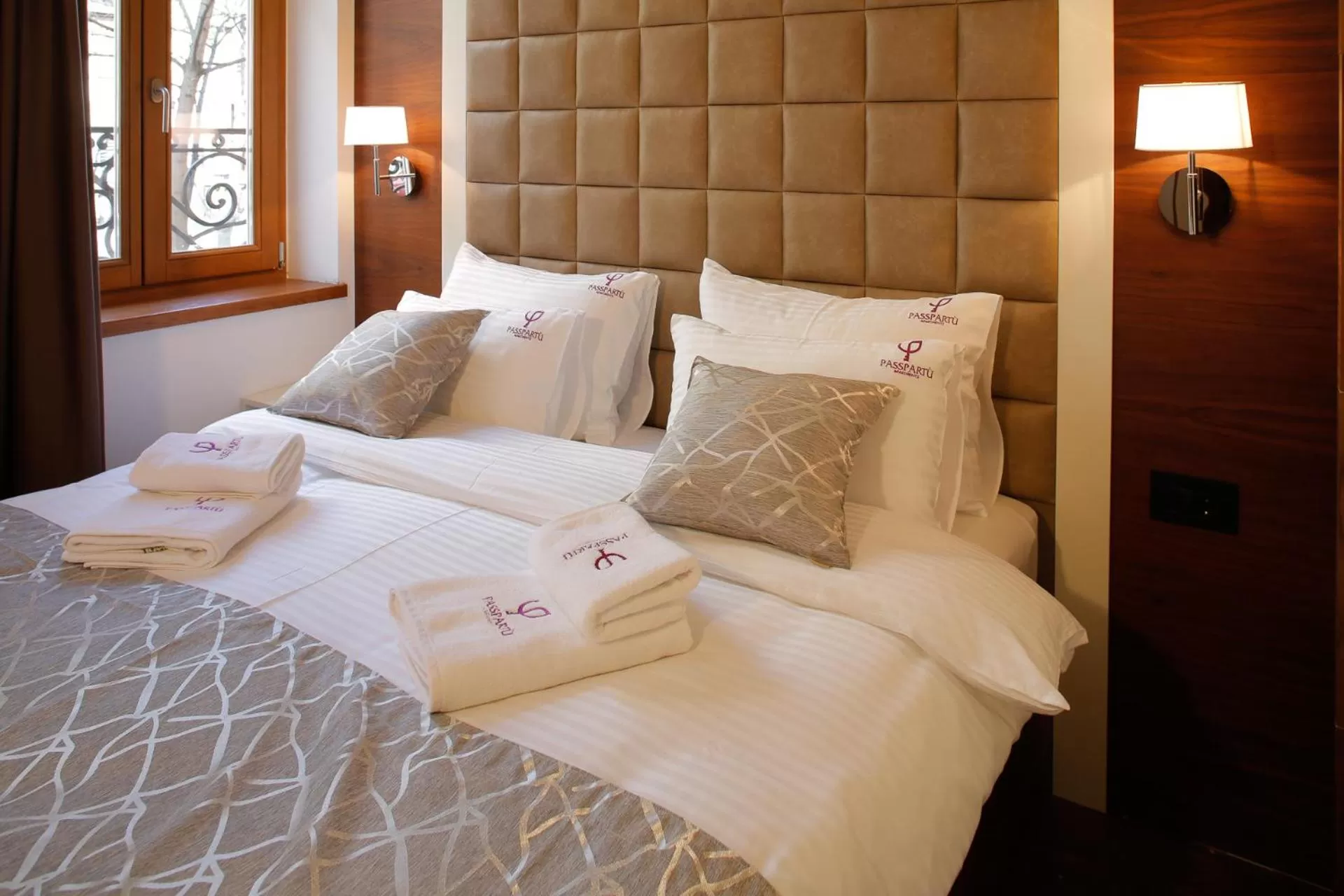 Bed in Hotel Passpartù Home Garni