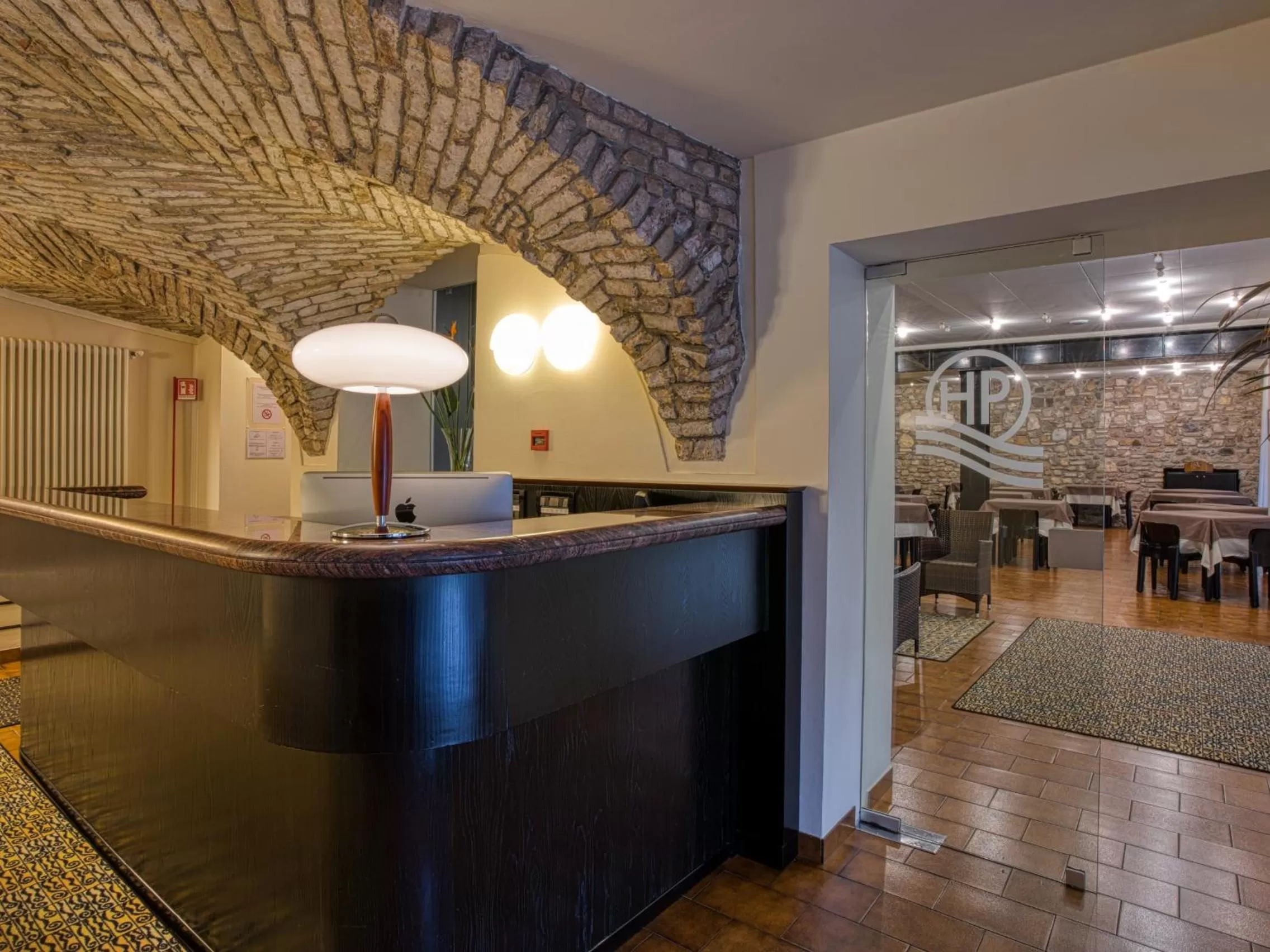 Lobby or reception in Hotel Piroscafo