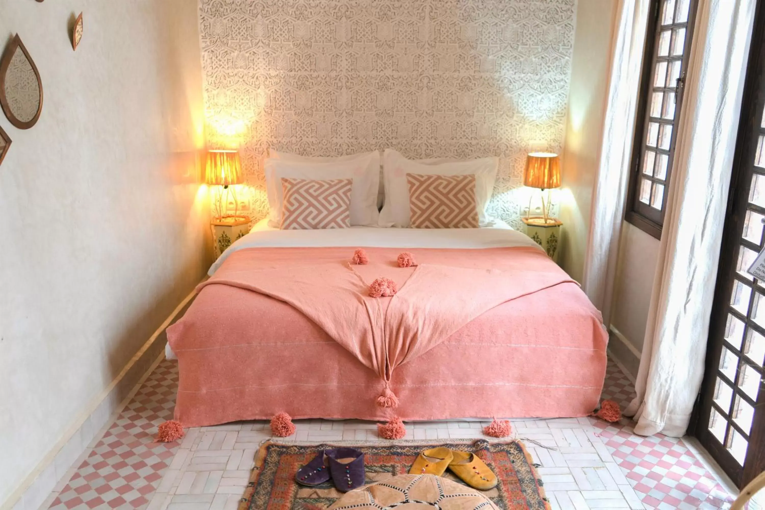 Bed in Riad Beata Bed & Breakfast Bed in Riad Beata Bed & Breakfast