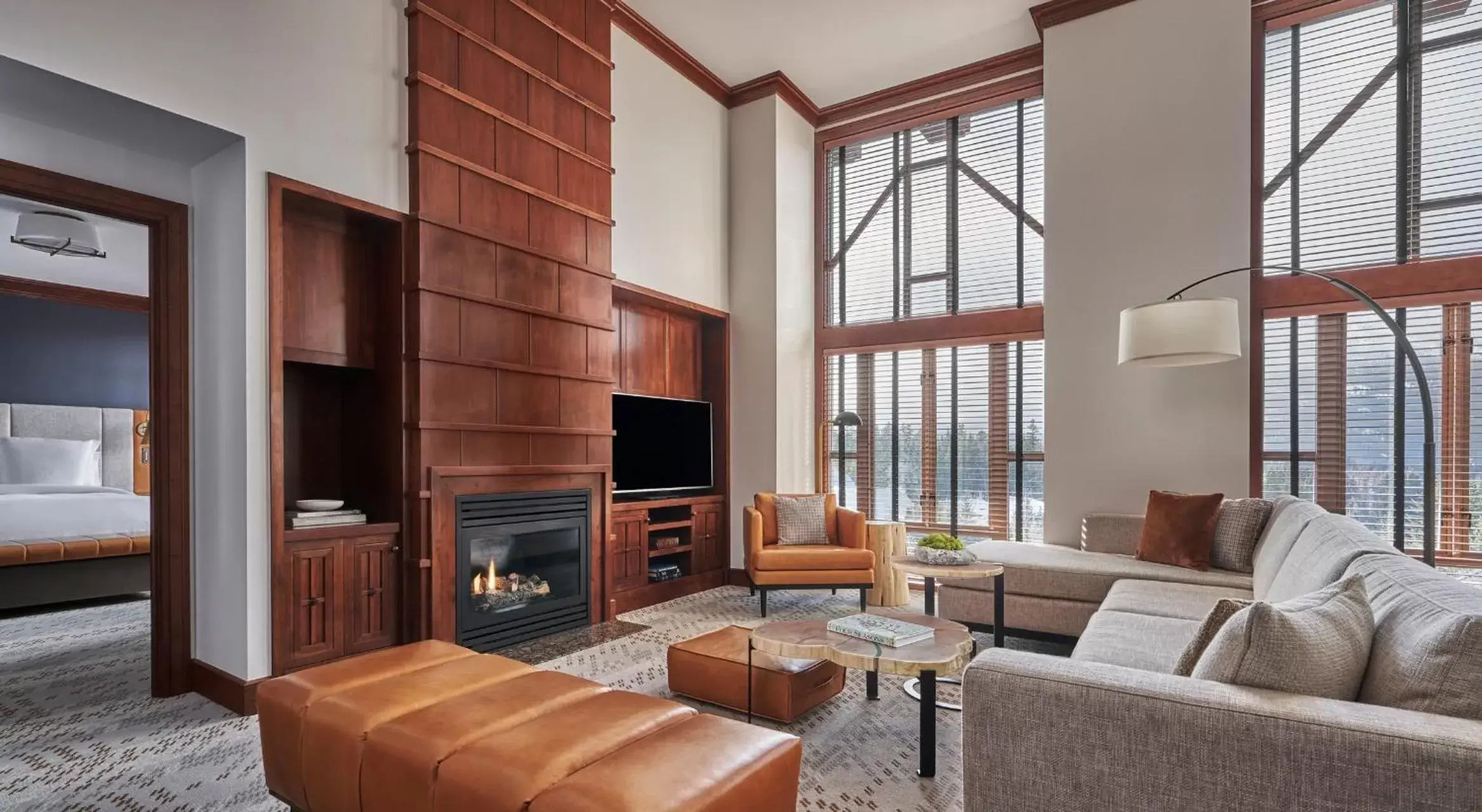 Living room, Seating Area in Four Seasons Resort Whistler