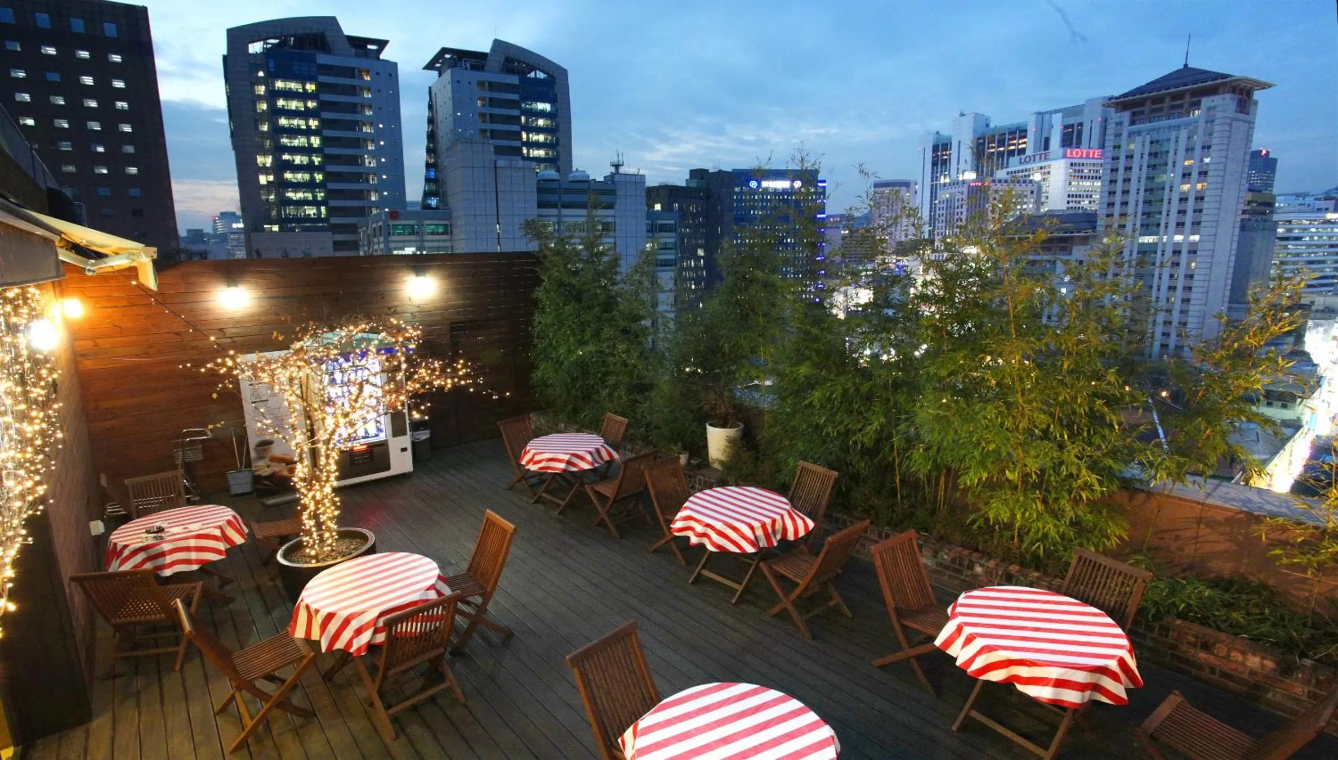 Balcony/Terrace in Hotel Skypark Myeongdong 1