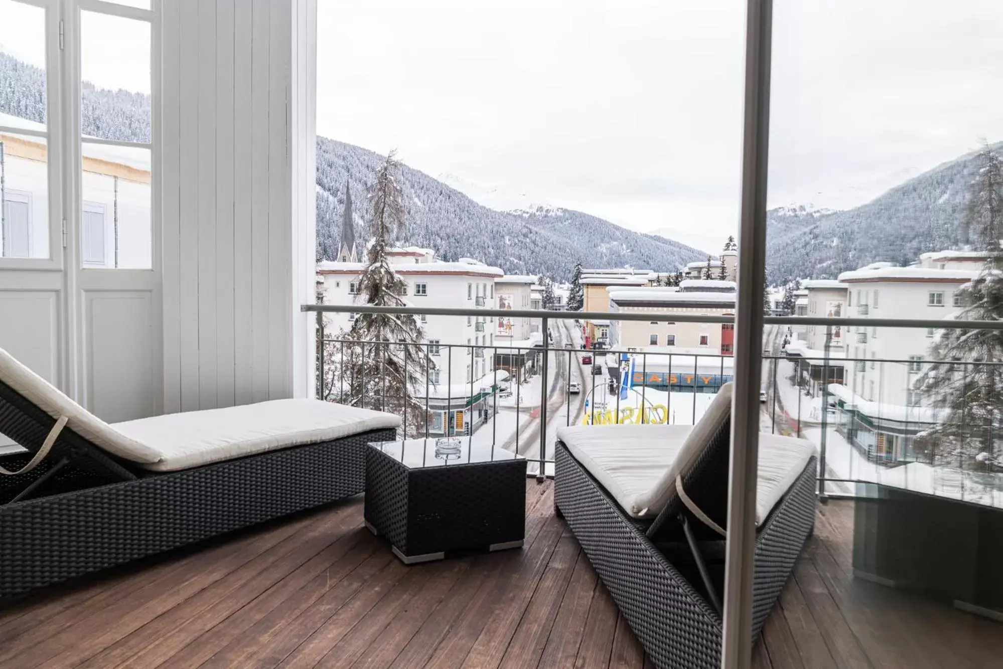 Balcony/Terrace, Mountain View in Hotel Europe