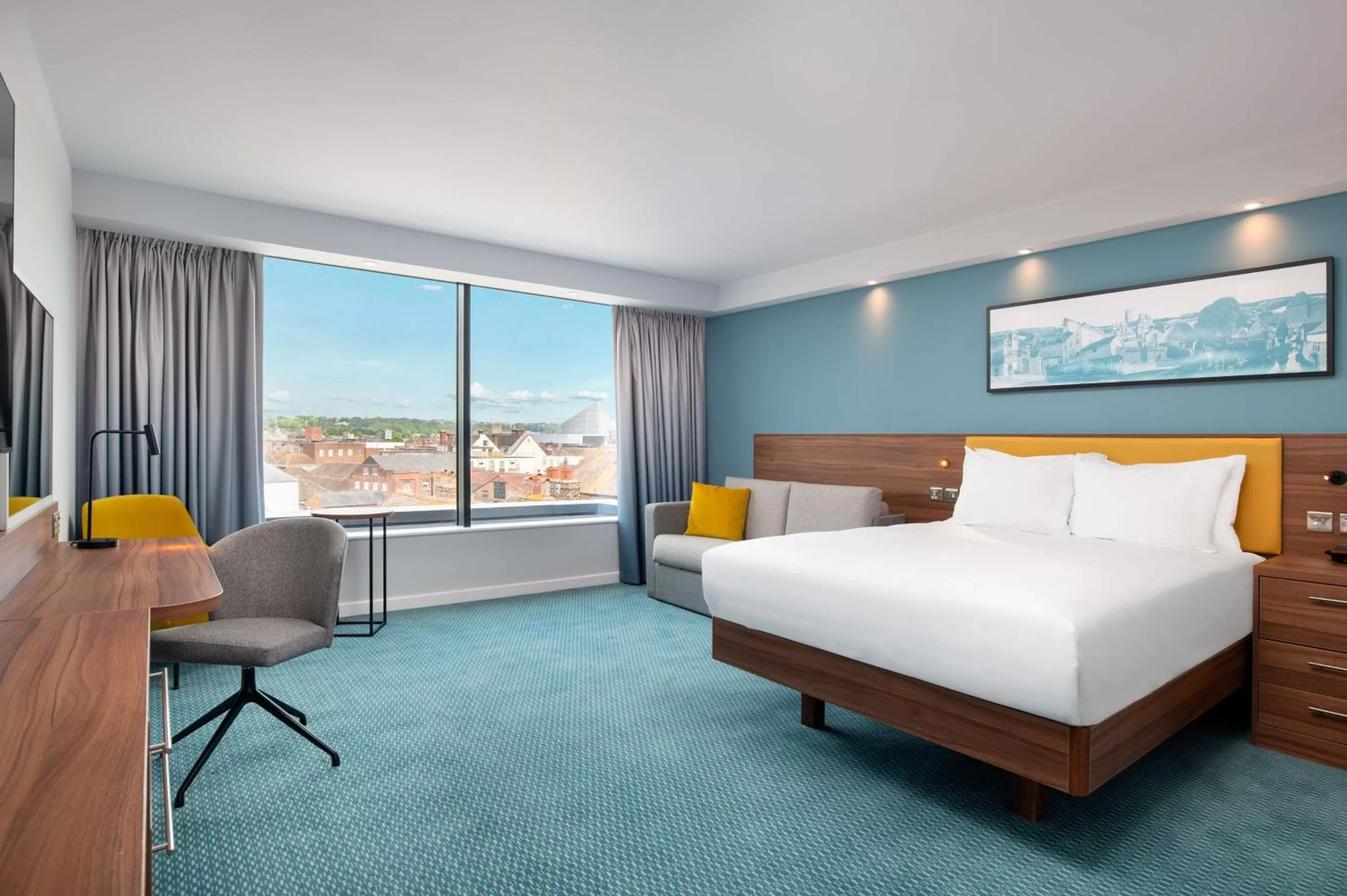 Bedroom, Bed in Hampton by Hilton Canterbury