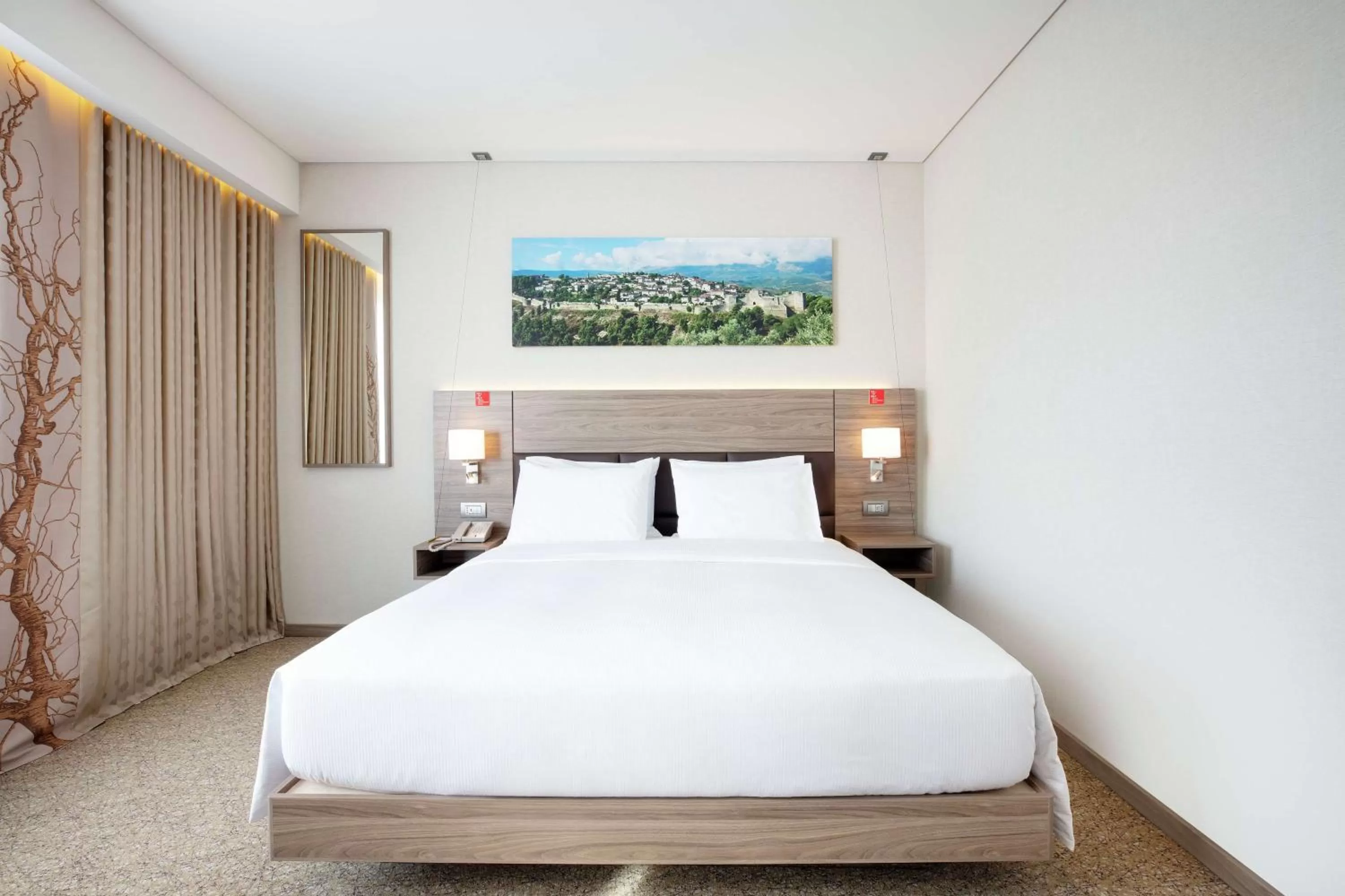 Bed in Hilton Garden Inn Tirana