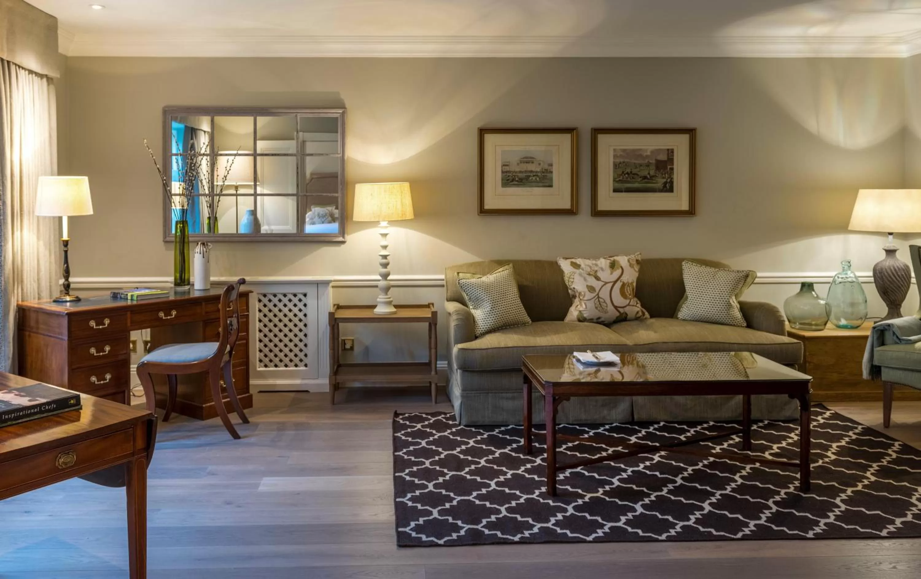 Living room in Chewton Glen Hotel - an Iconic Luxury Hotel