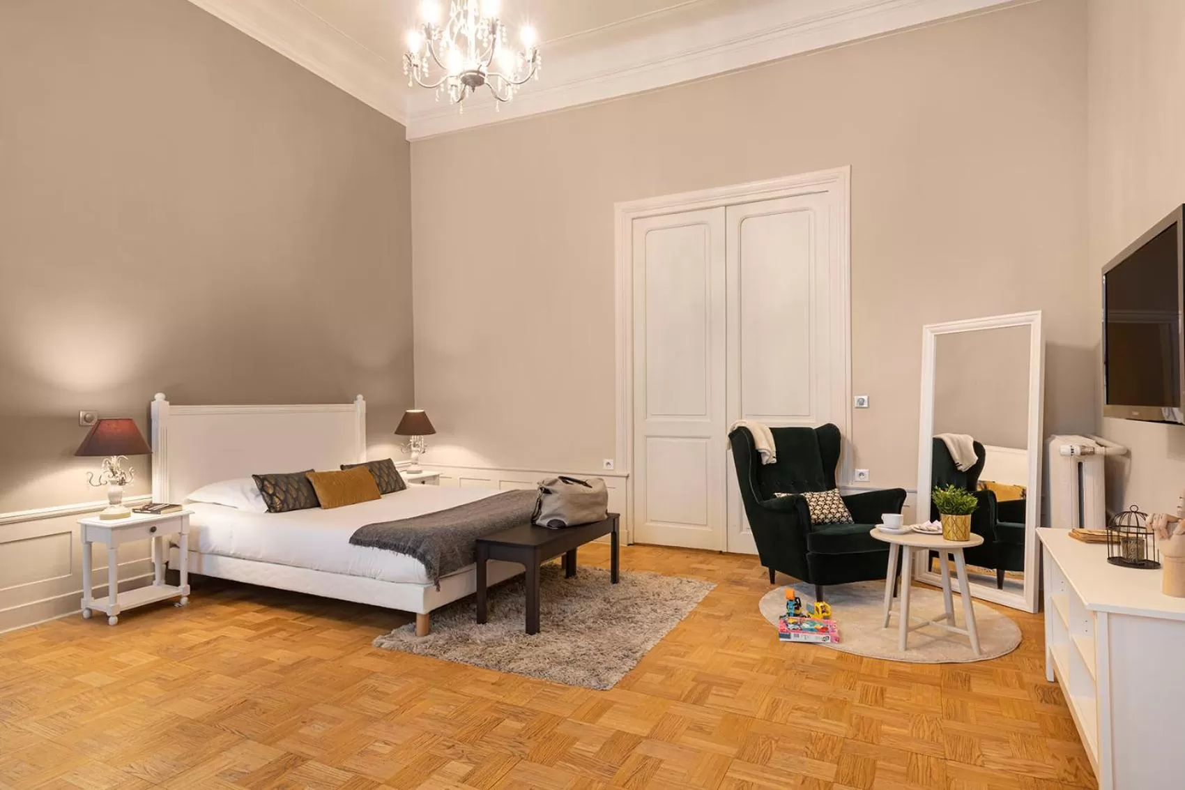 Bed in Les Suites de Sautet