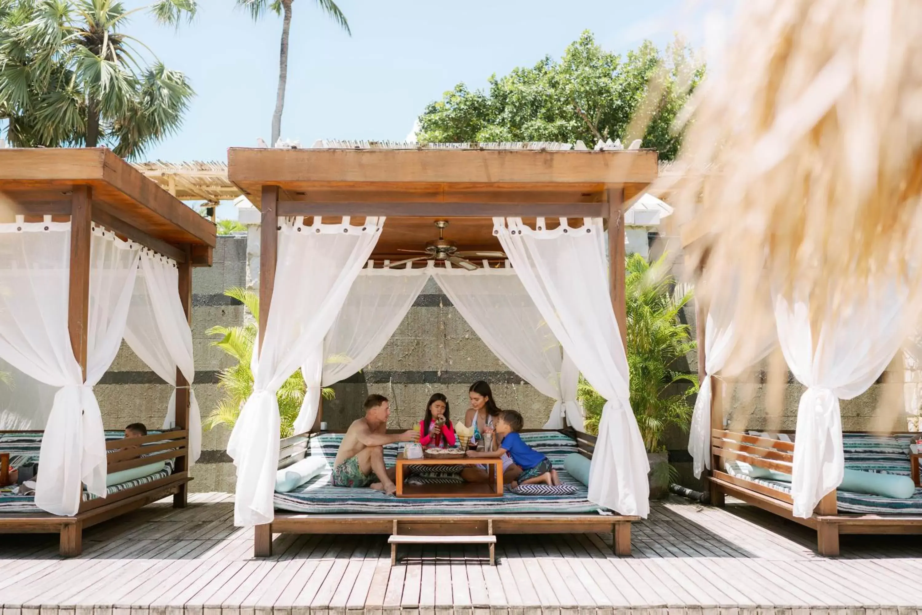 sunbed in Bali Mandira Beach Resort & Spa