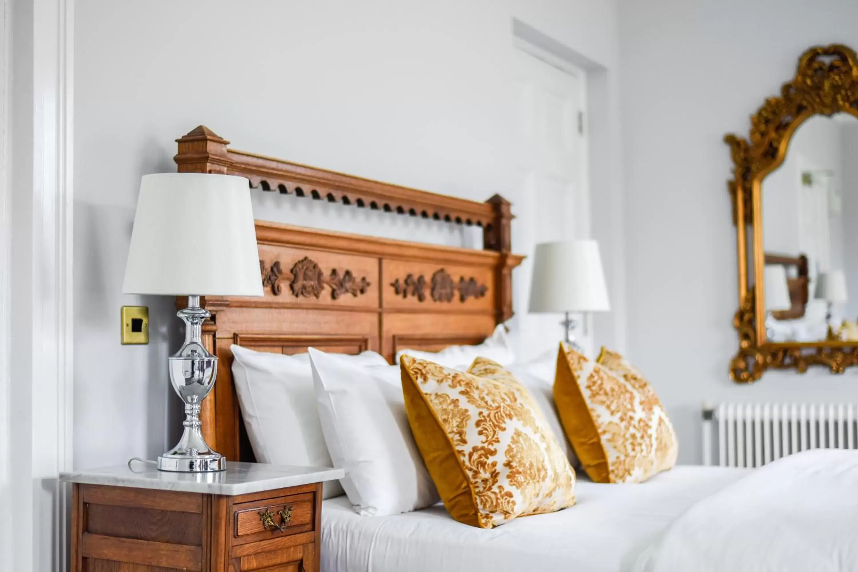 Bedroom, Bed in Beamish Hall Country House Hotel, BW Premier Collection