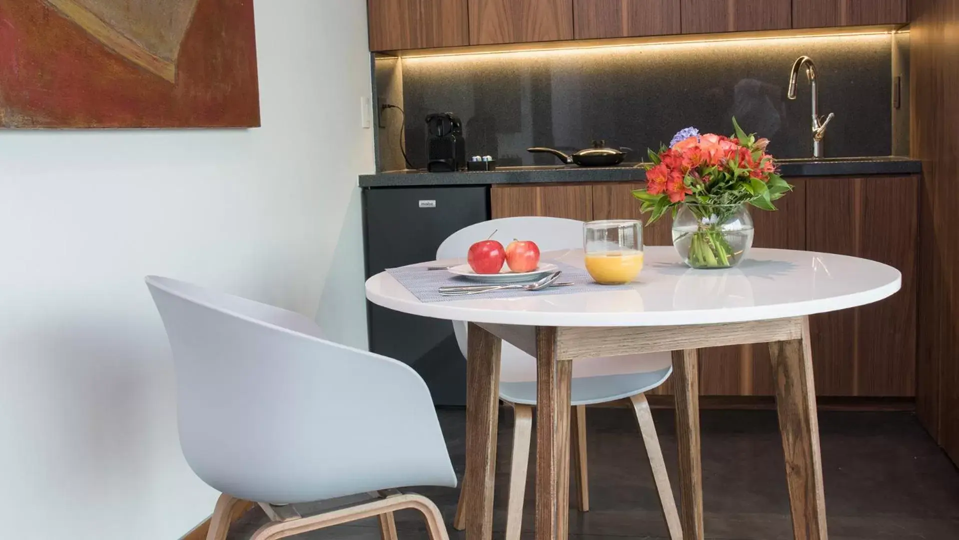 kitchen, Dining Area in Suites BQ