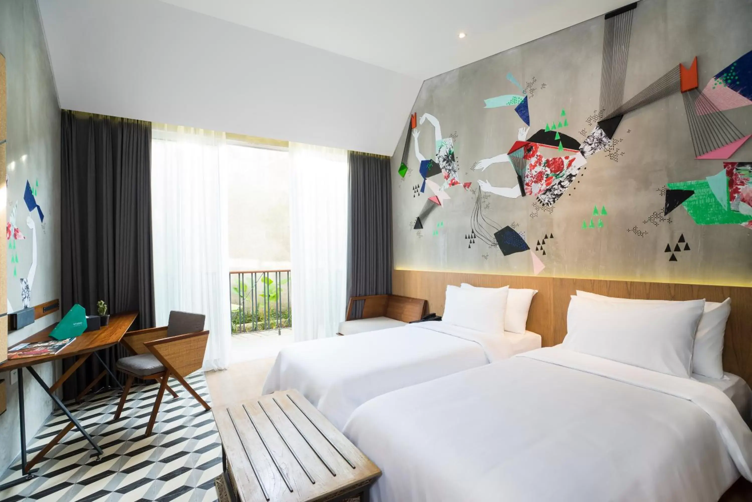 Bedroom, Bed in ARTOTEL Sanur Bali