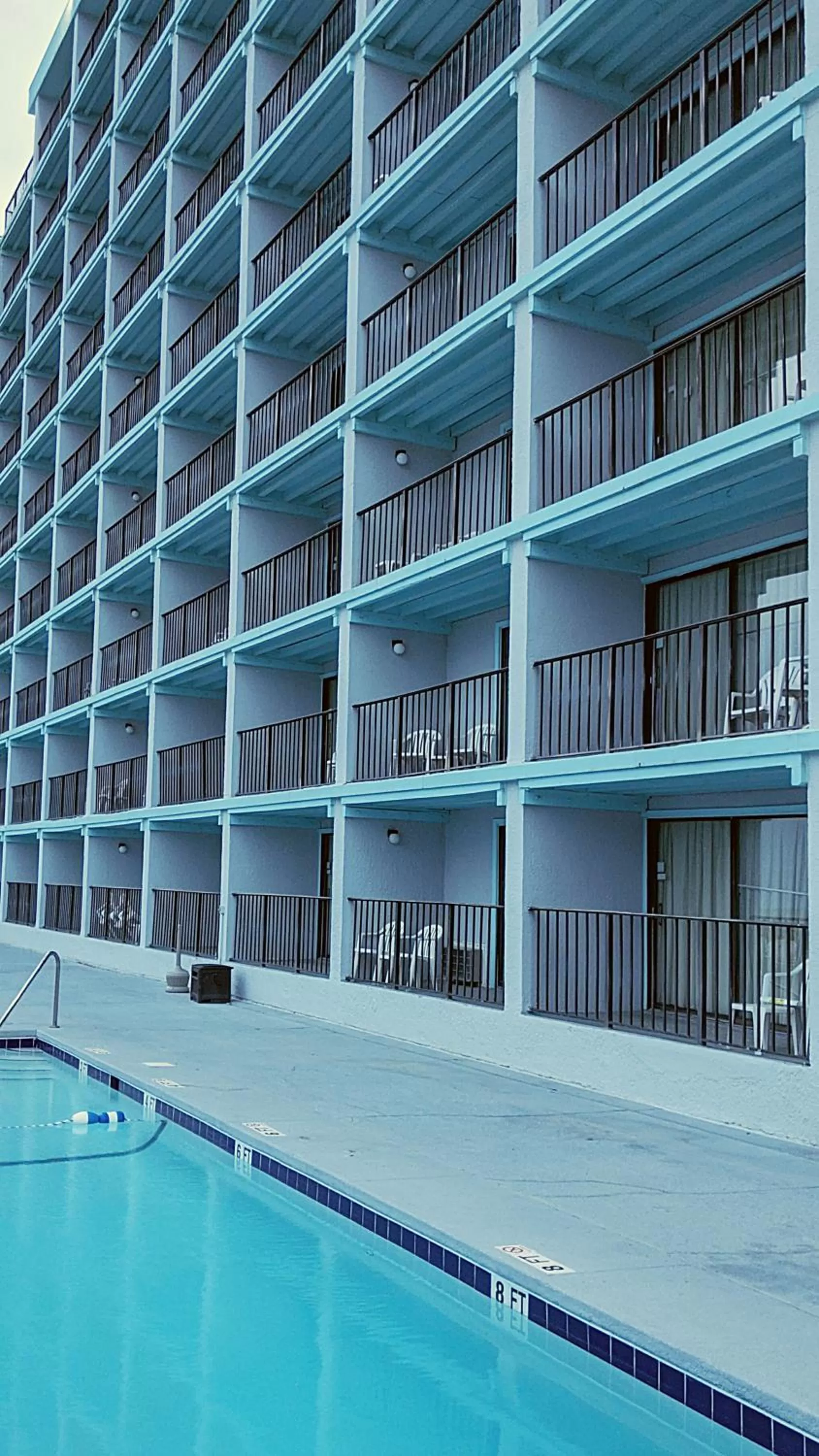 Pool view in Tropical Seas Hotel