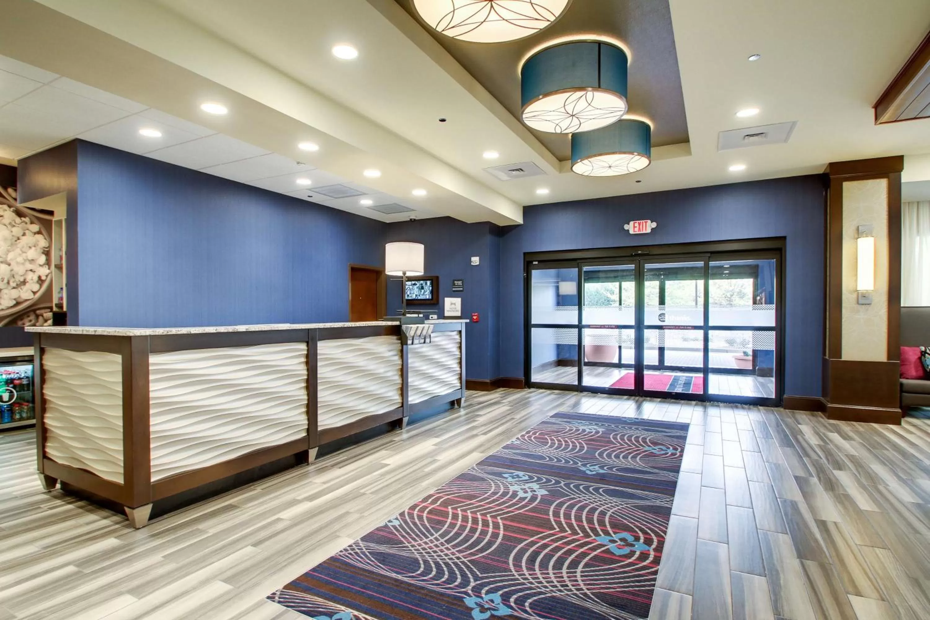Lobby or reception in Hampton Inn & Suites Greenville Airport