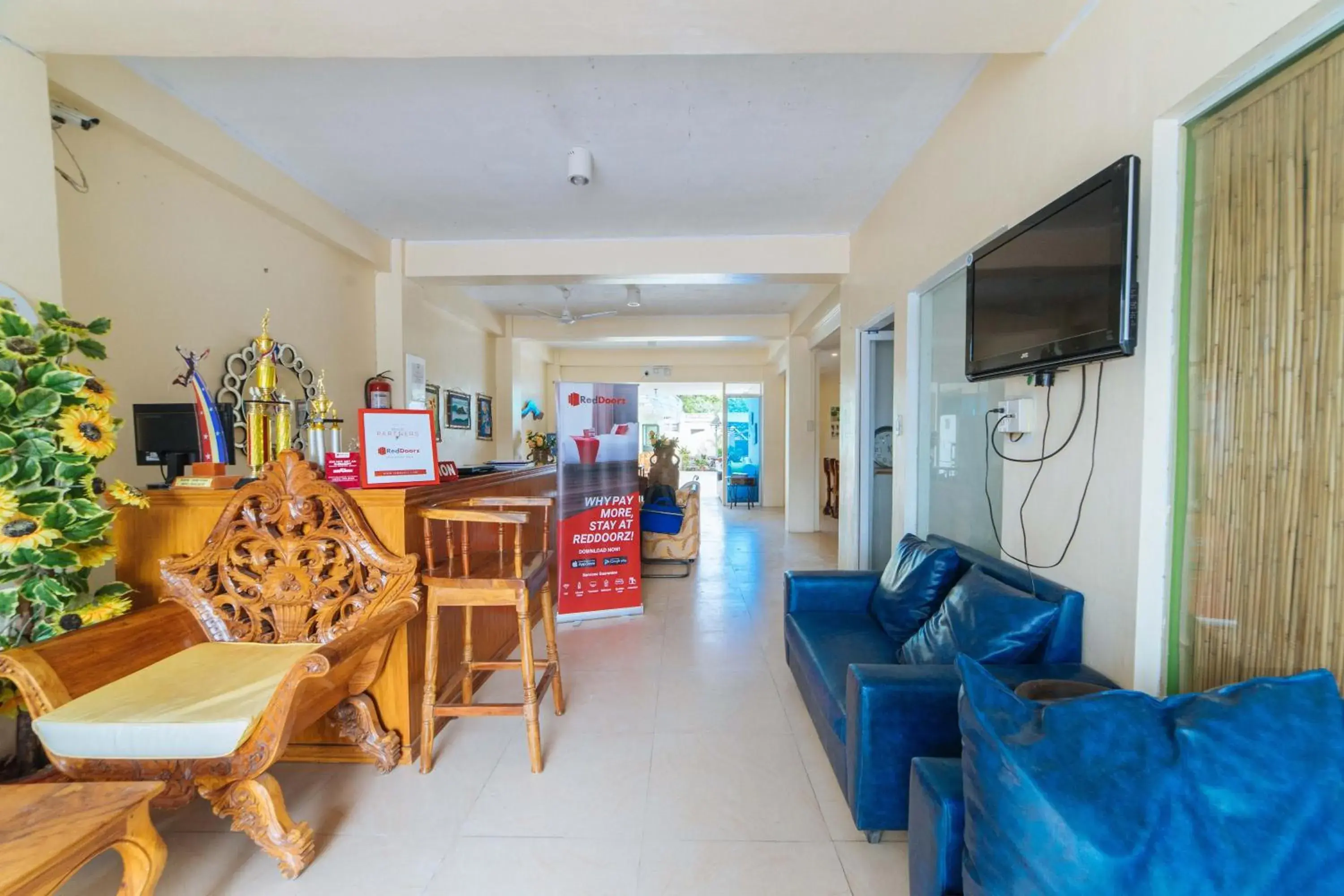 Lobby or reception, Seating Area in RedDoorz @ Old Buswang Road