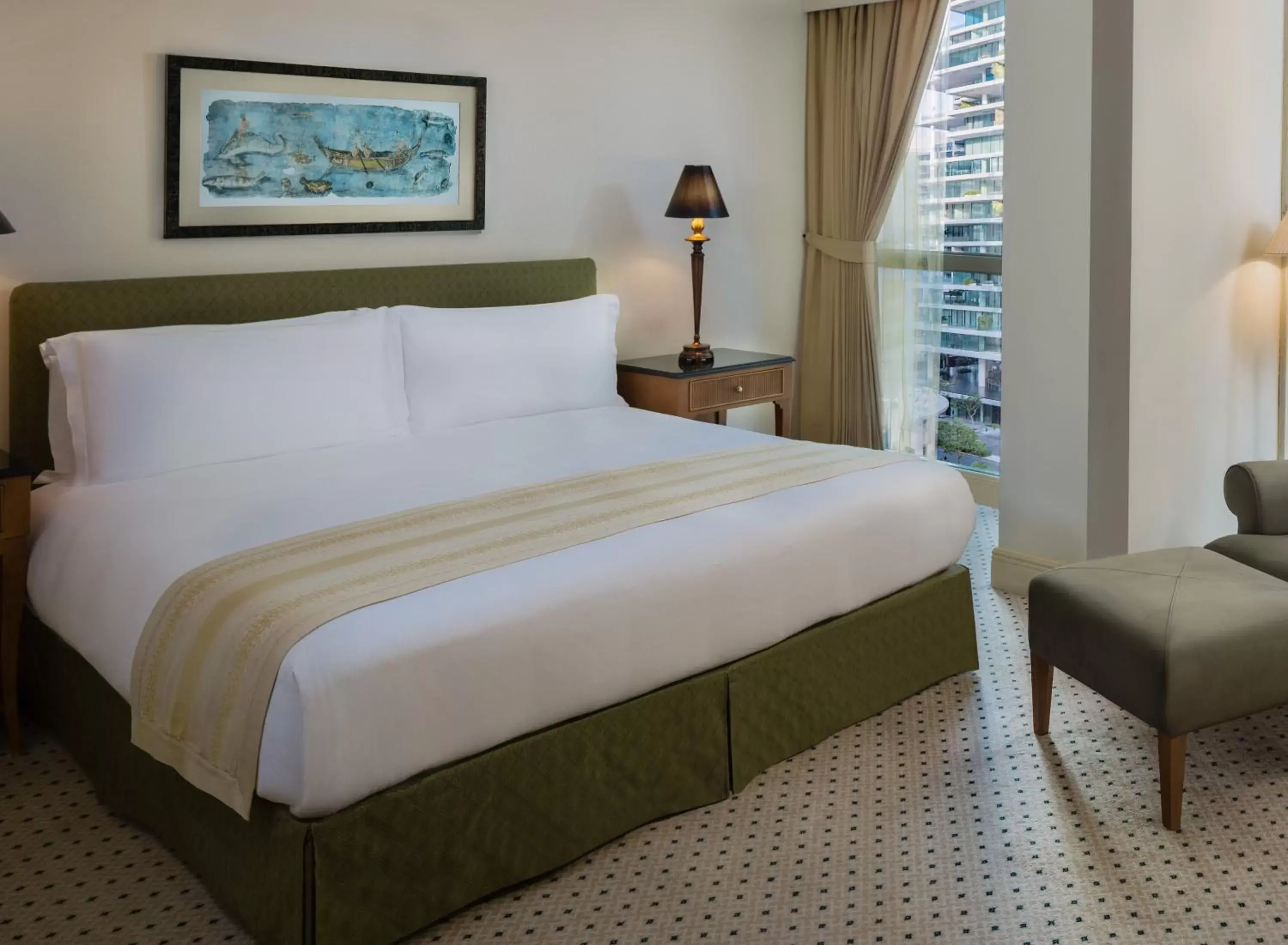 Bedroom, Bed in InterContinental Phoenicia Beirut, an IHG Hotel