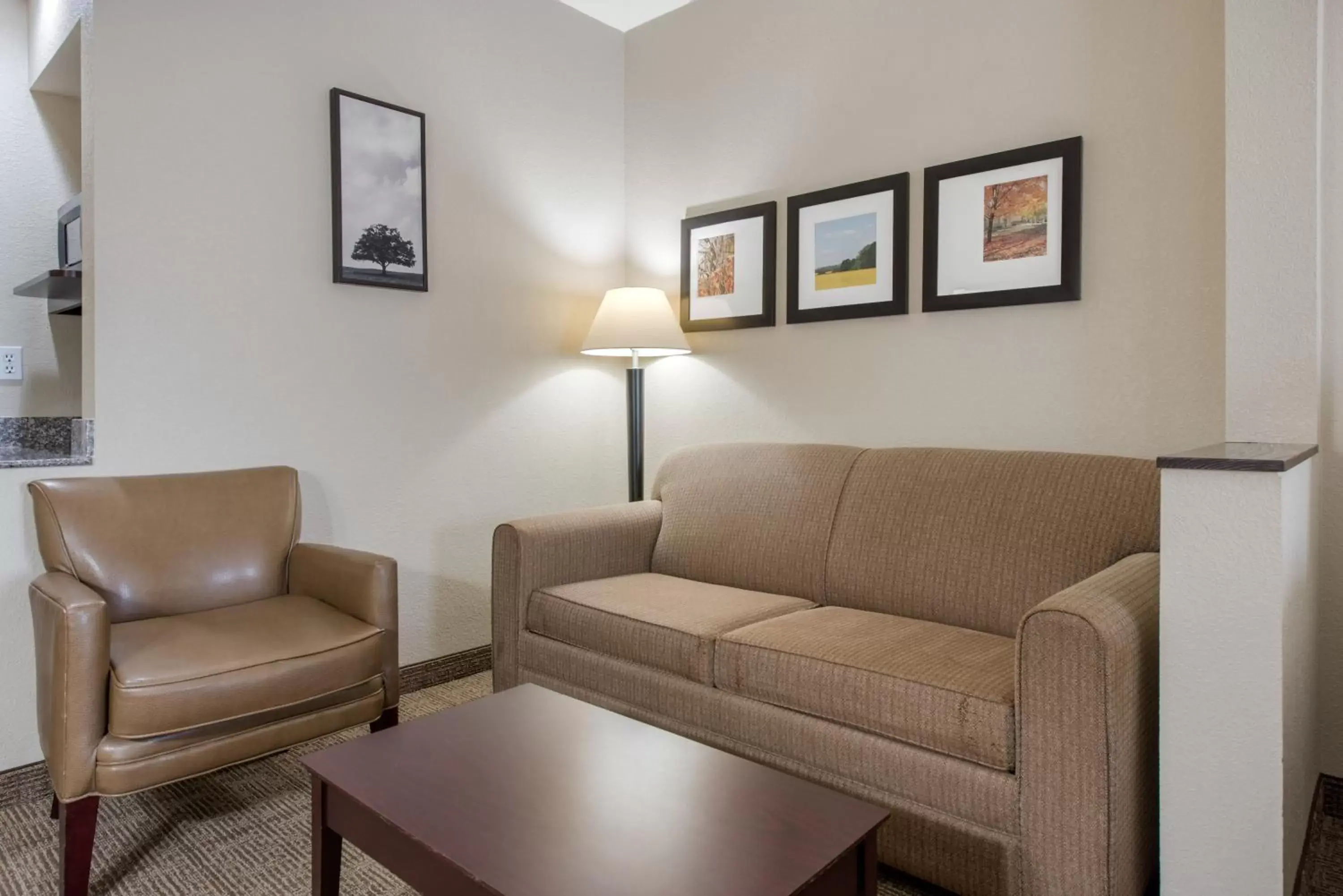 Seating Area in Comfort Suites Lafayette University Area