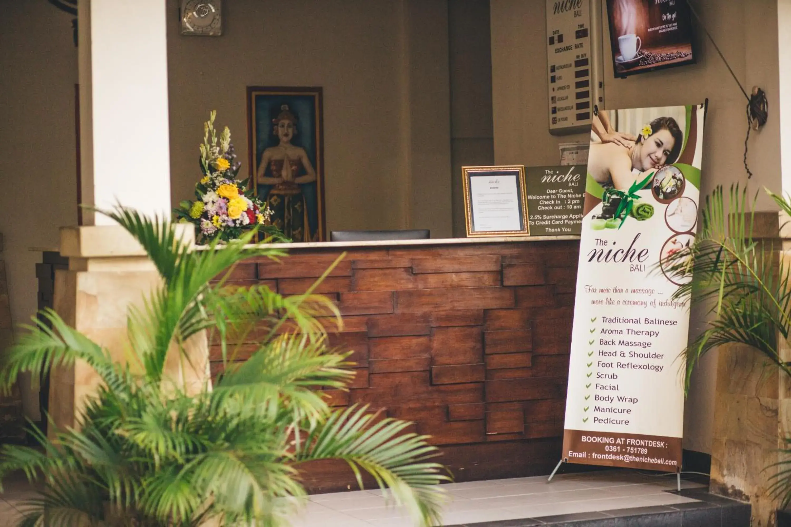 Facade/entrance, Lobby/Reception in The Niche Bali