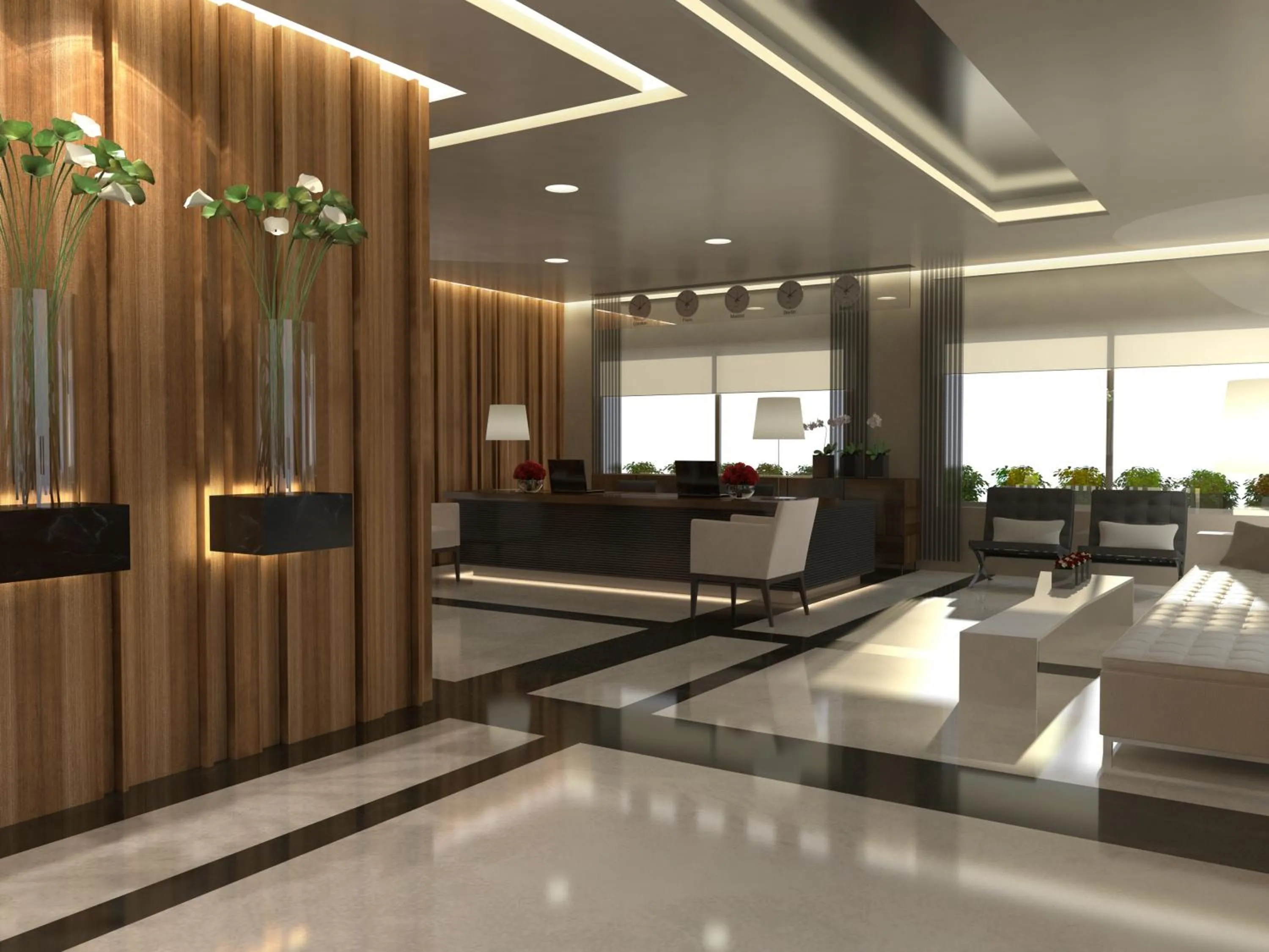 Lobby or reception in ParkTower Suites