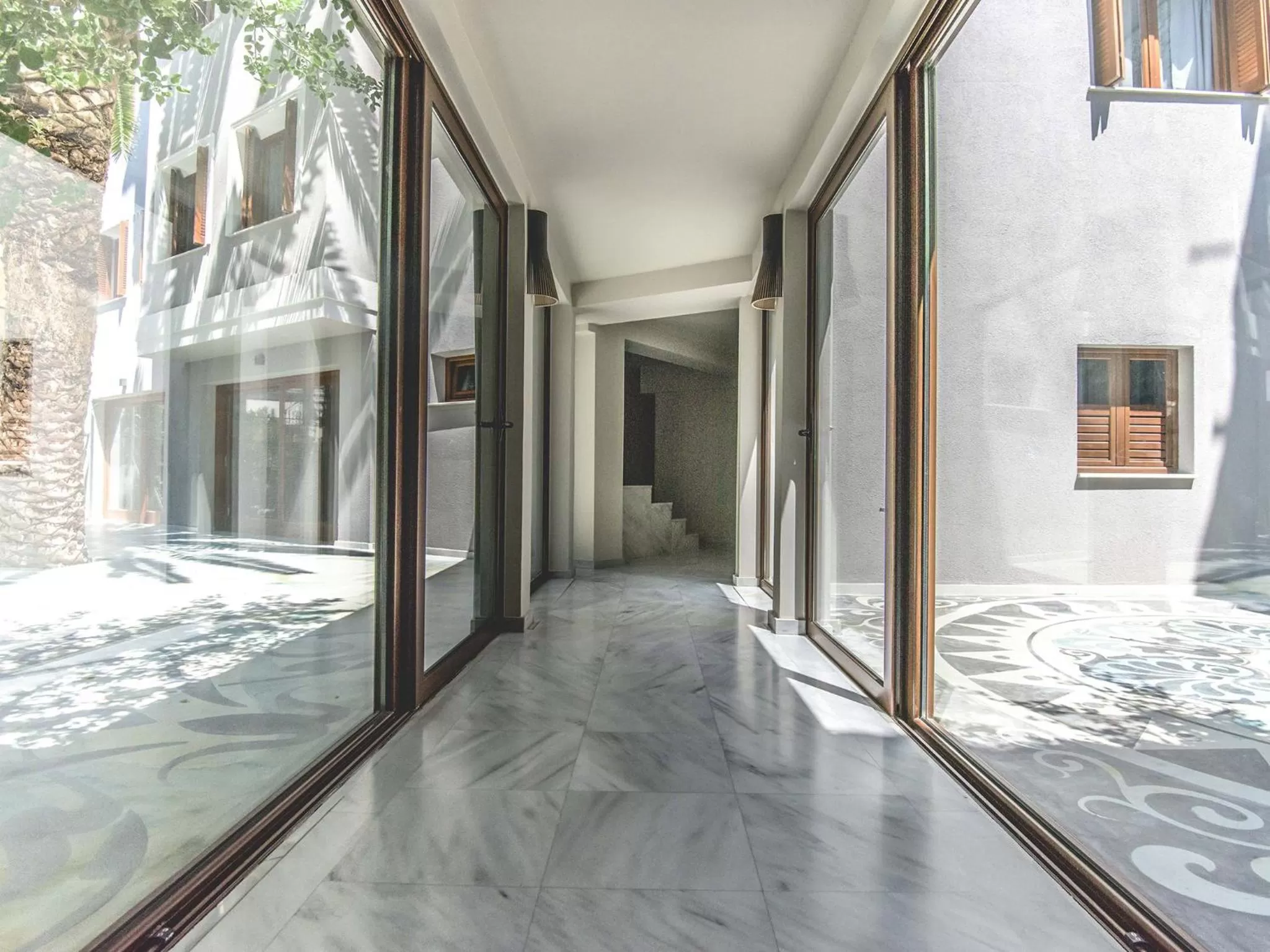 Garden in Apollon Library Suites