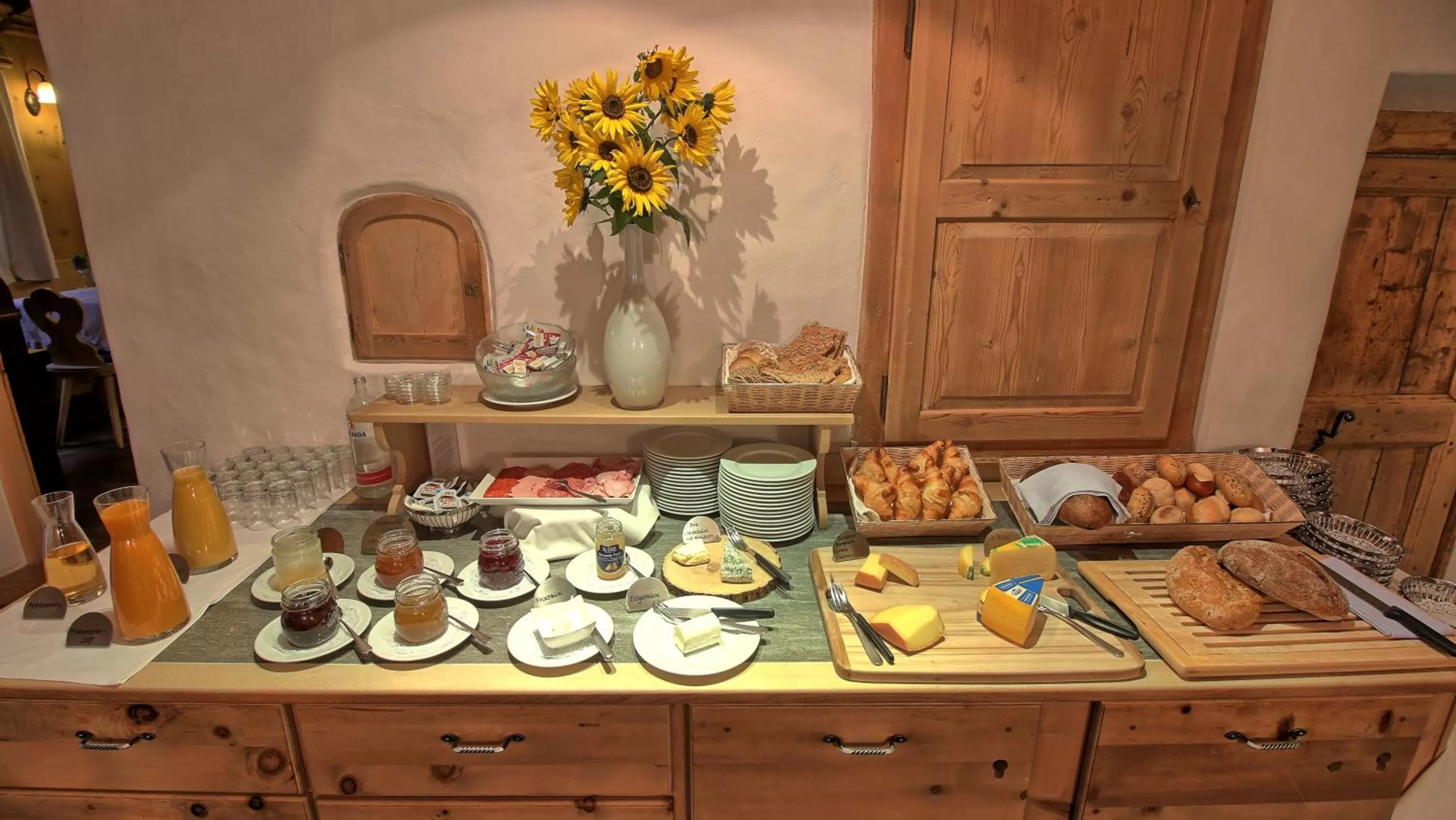 Food close-up in Hotel Engiadina