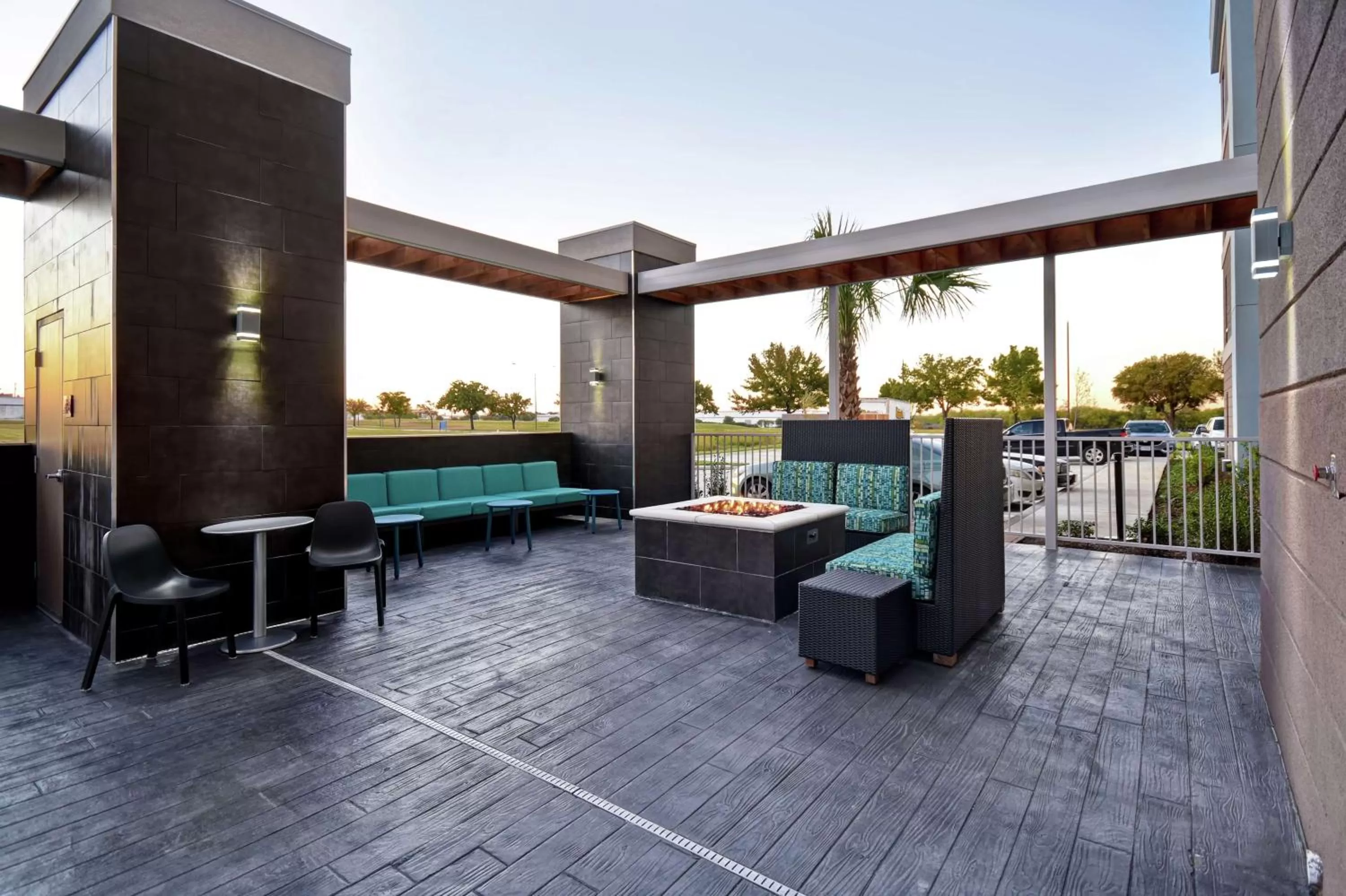 Patio in Home2 Suites By Hilton Fort Worth Fossil Creek