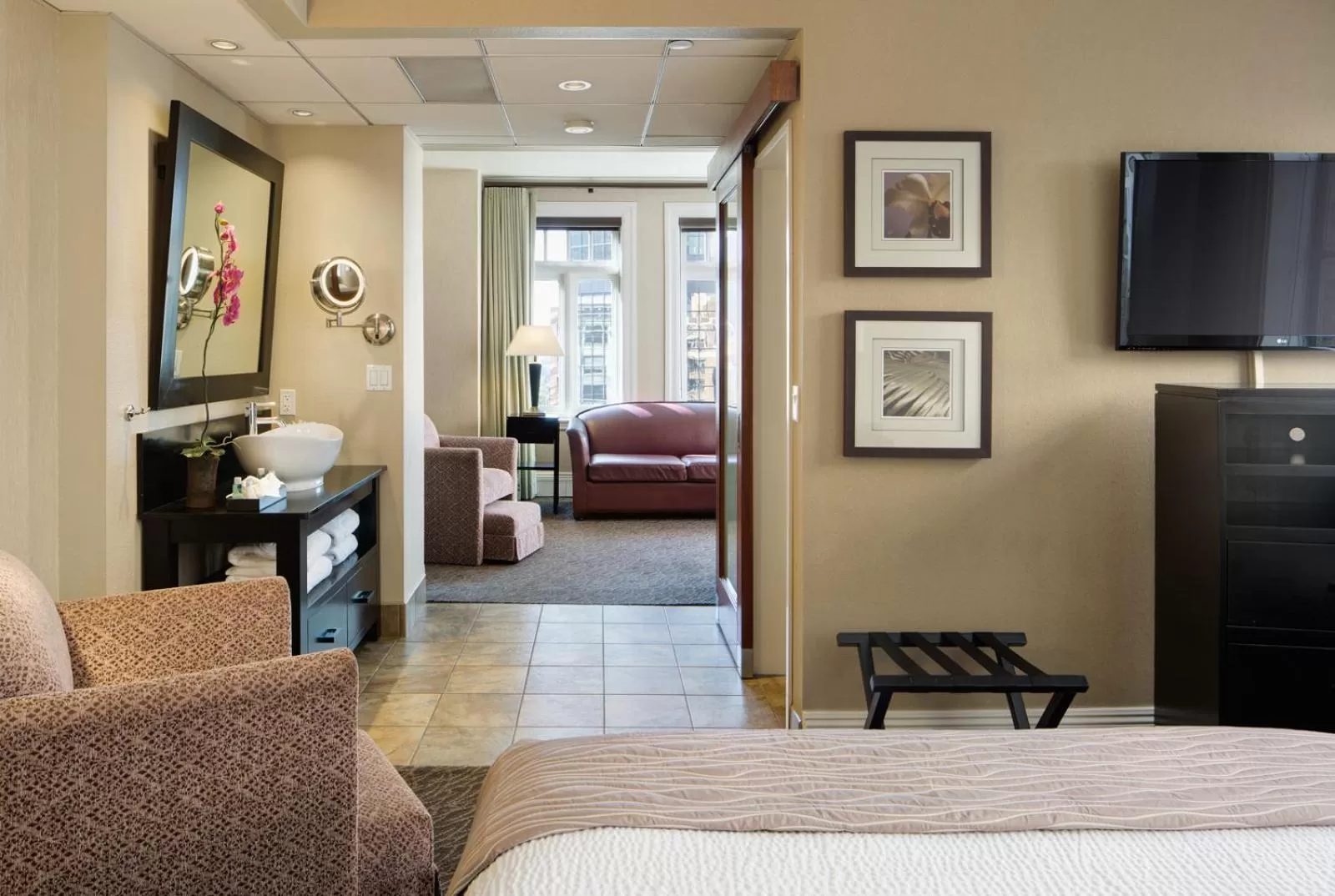 Bed in The Sofia Hotel