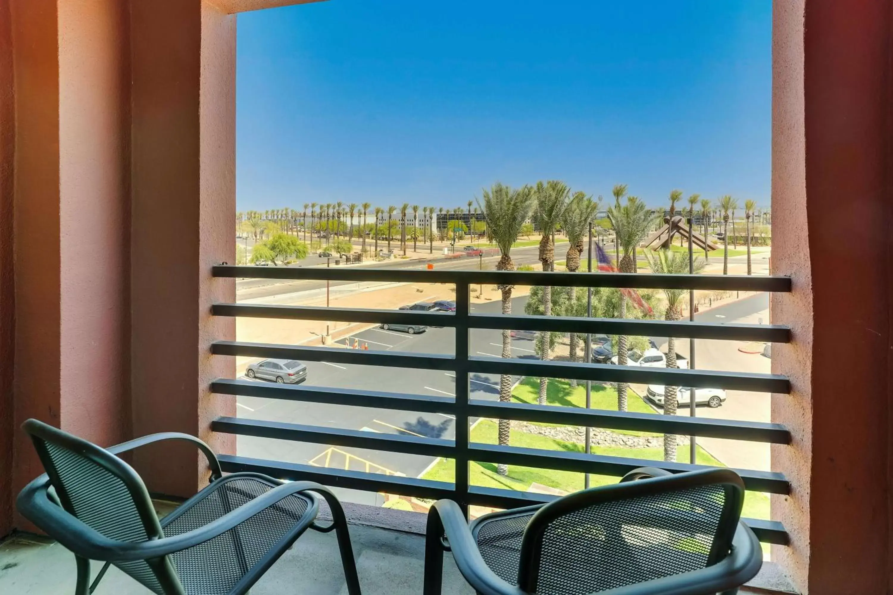 Bedroom, Balcony/Terrace in Drury Inn & Suites Phoenix Airport