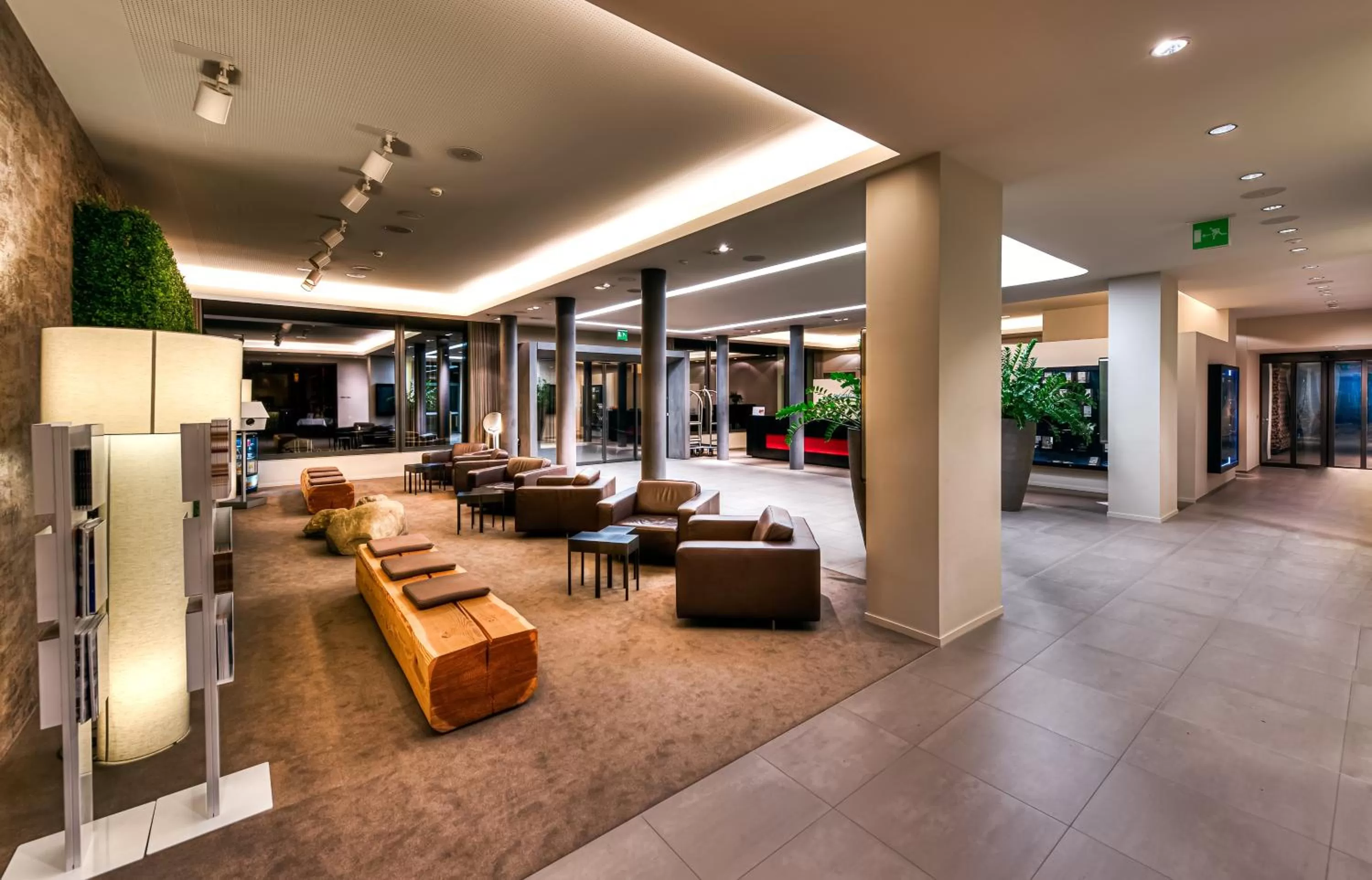 Lobby or reception in Wellnesshotel Golfpanorama