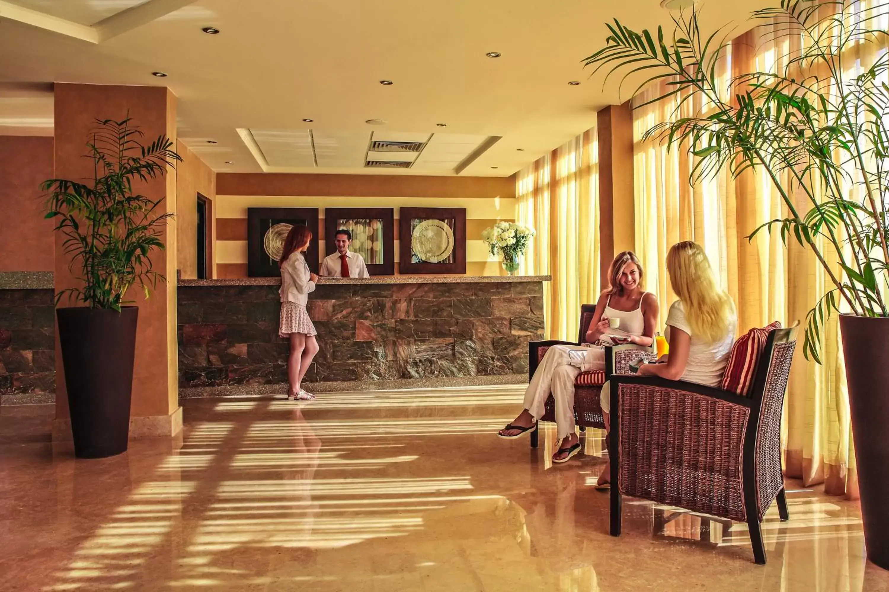 Lobby or reception in Solymar Ivory Suites