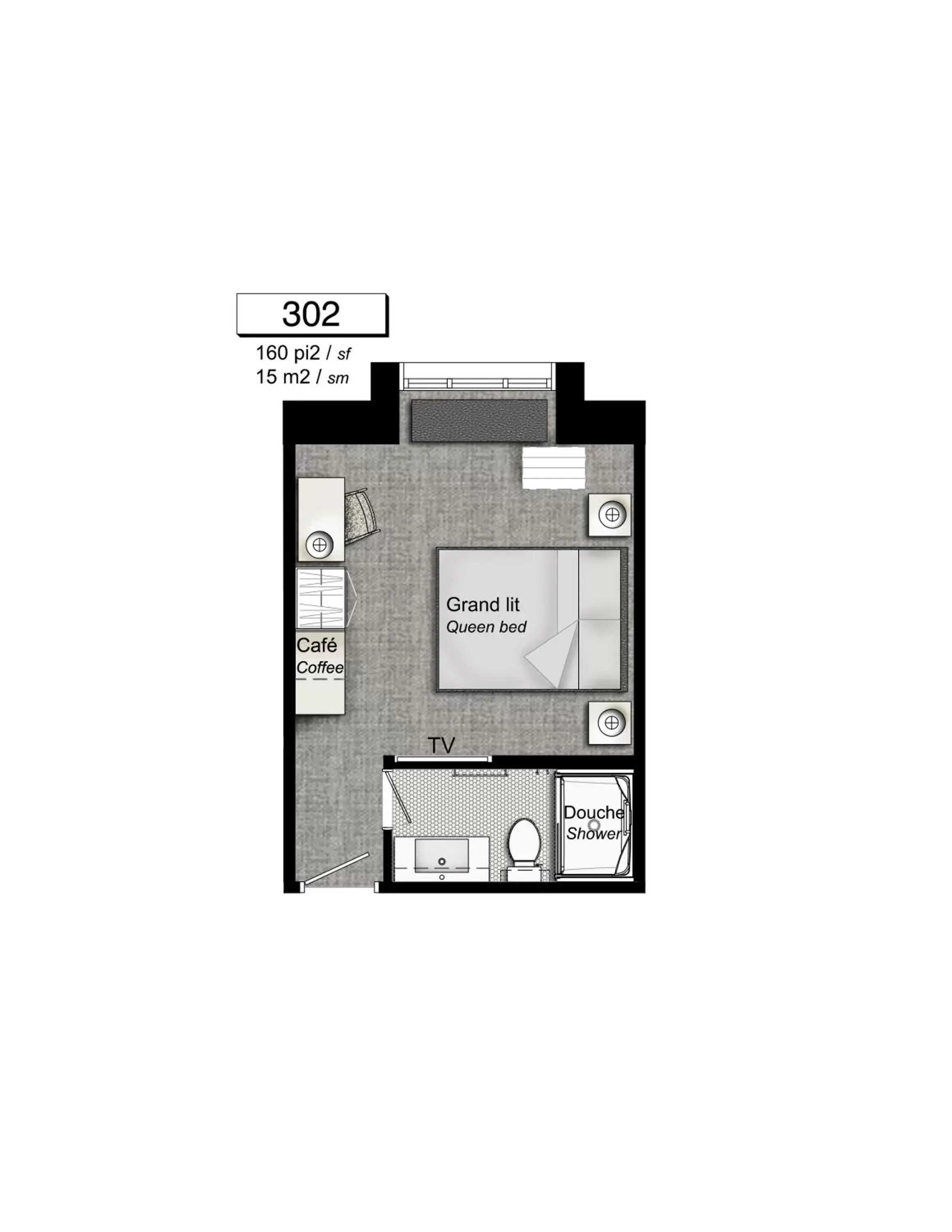 Floor Plan in Chez Truchon Bistro-Auberge