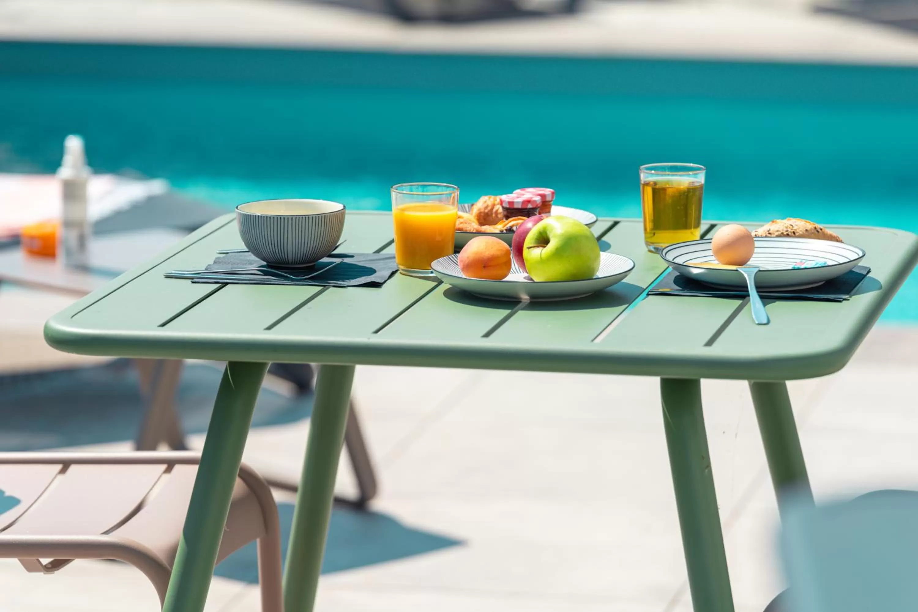 Buffet breakfast in ibis Styles Lyon Meyzieu Arena Stadium