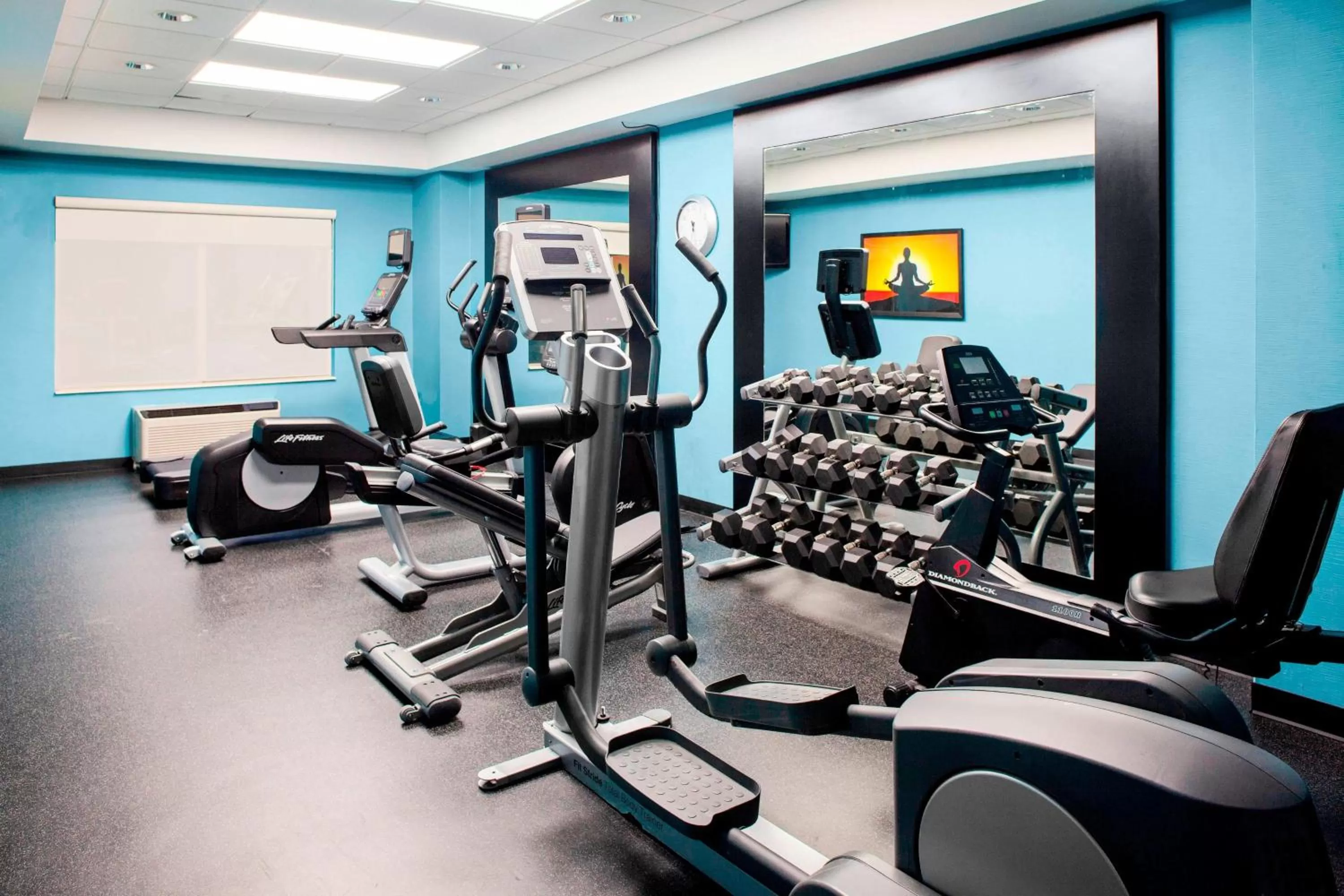 Fitness centre/facilities in Fairfield Inn & Suites Macon