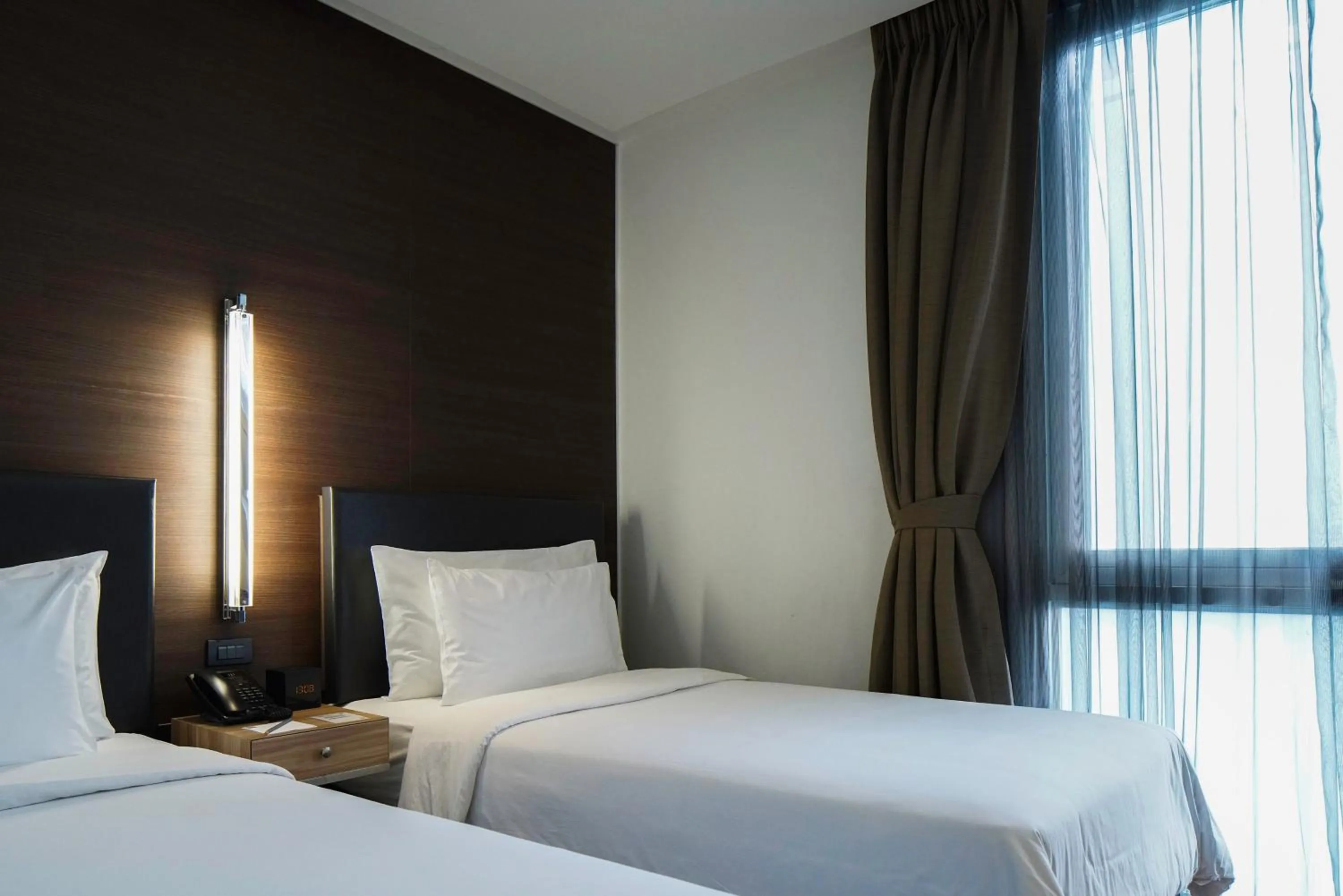 Bed in LiT BANGKOK Residence