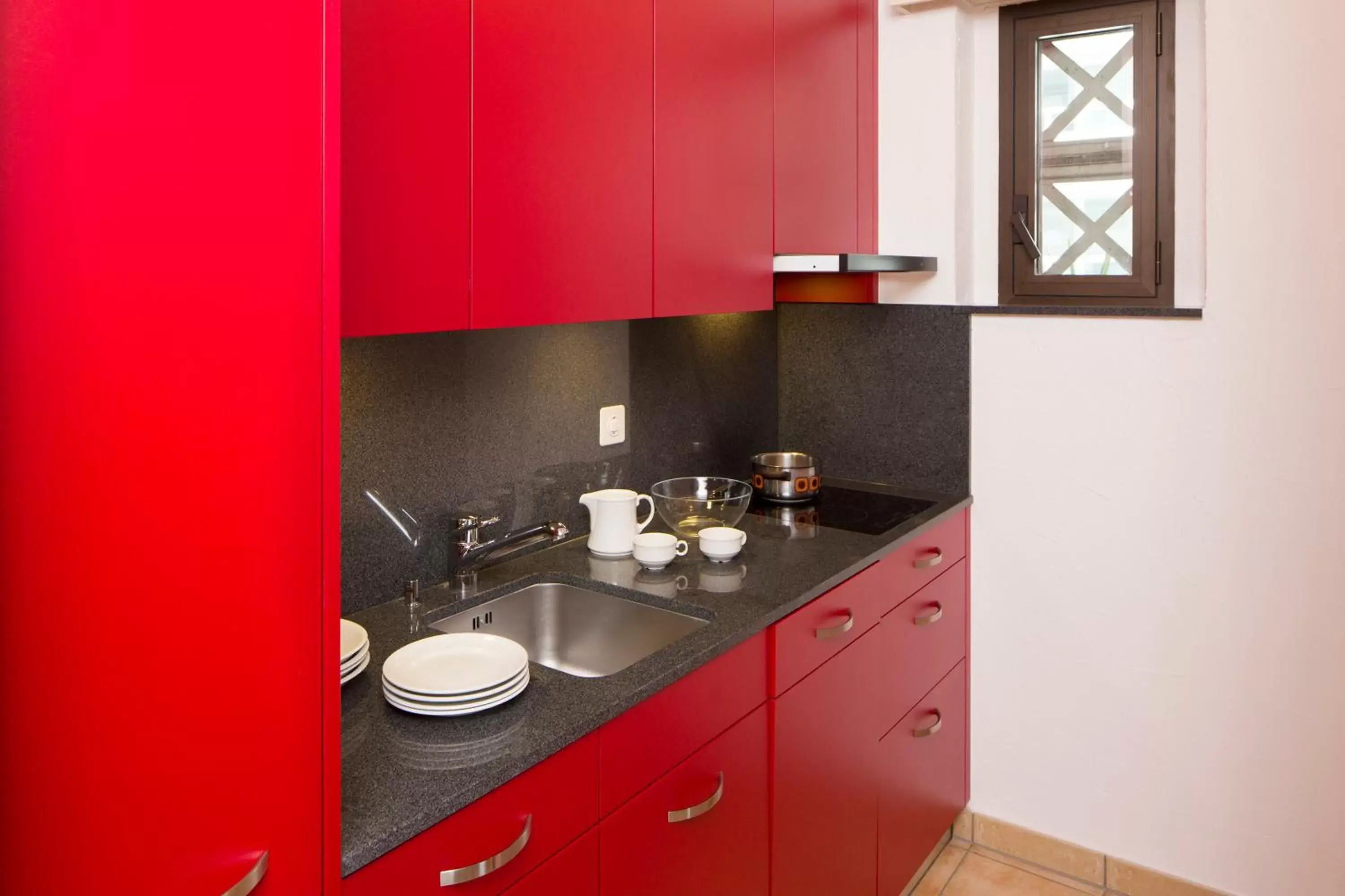 Decorative detail, Kitchen/Kitchenette in Aparthotel Al Lago
