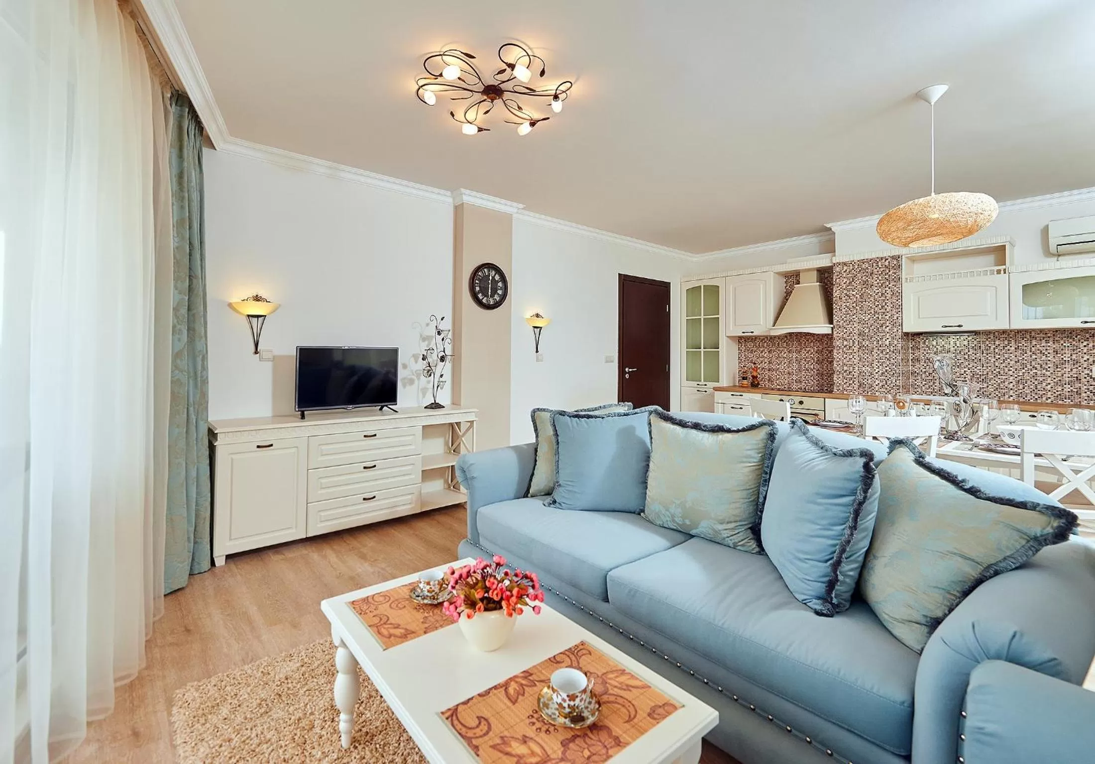 Living room in Penelopa Palace Apart Hotel & SPA