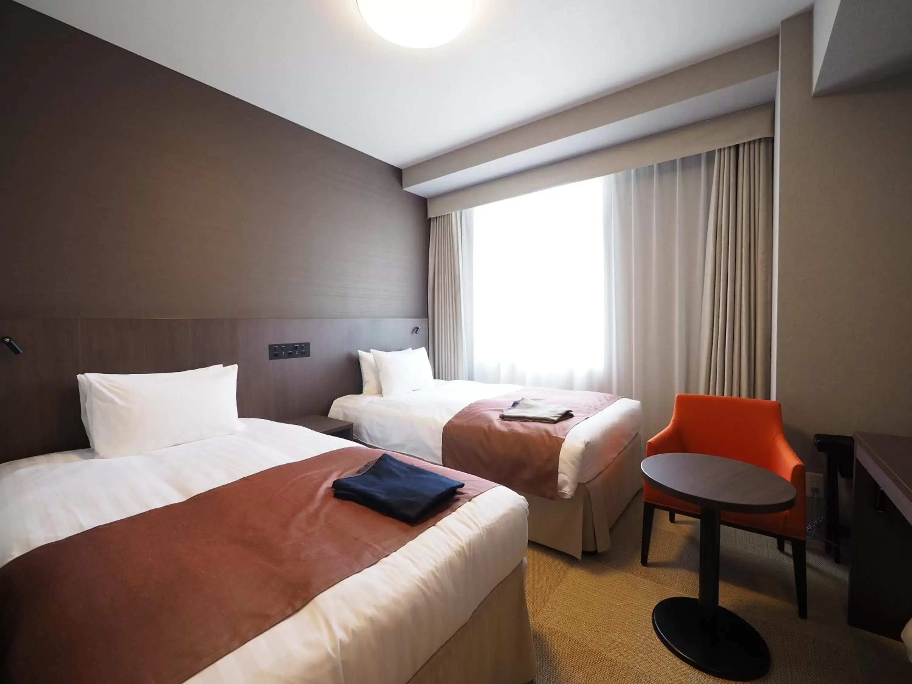 Photo of the whole room, Bed in Hiyori Hotel Osaka Namba Station