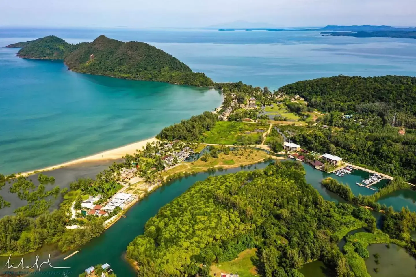 Bird's eye view in Marina Sands Resort Bird's eye view in Marina Sands Resort