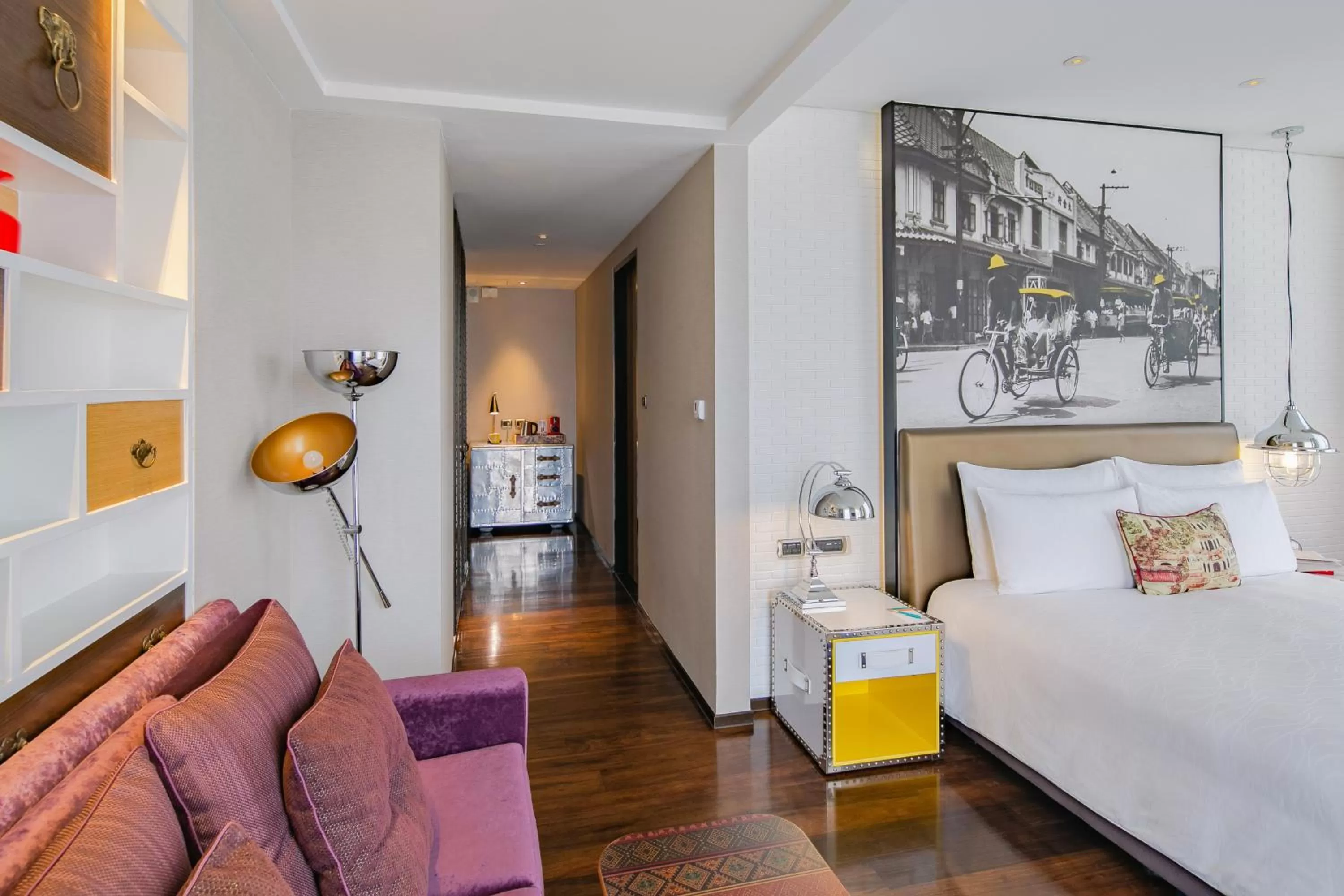 Photo of the whole room, Bed in Hotel Indigo Bangkok Wireless Road by IHG