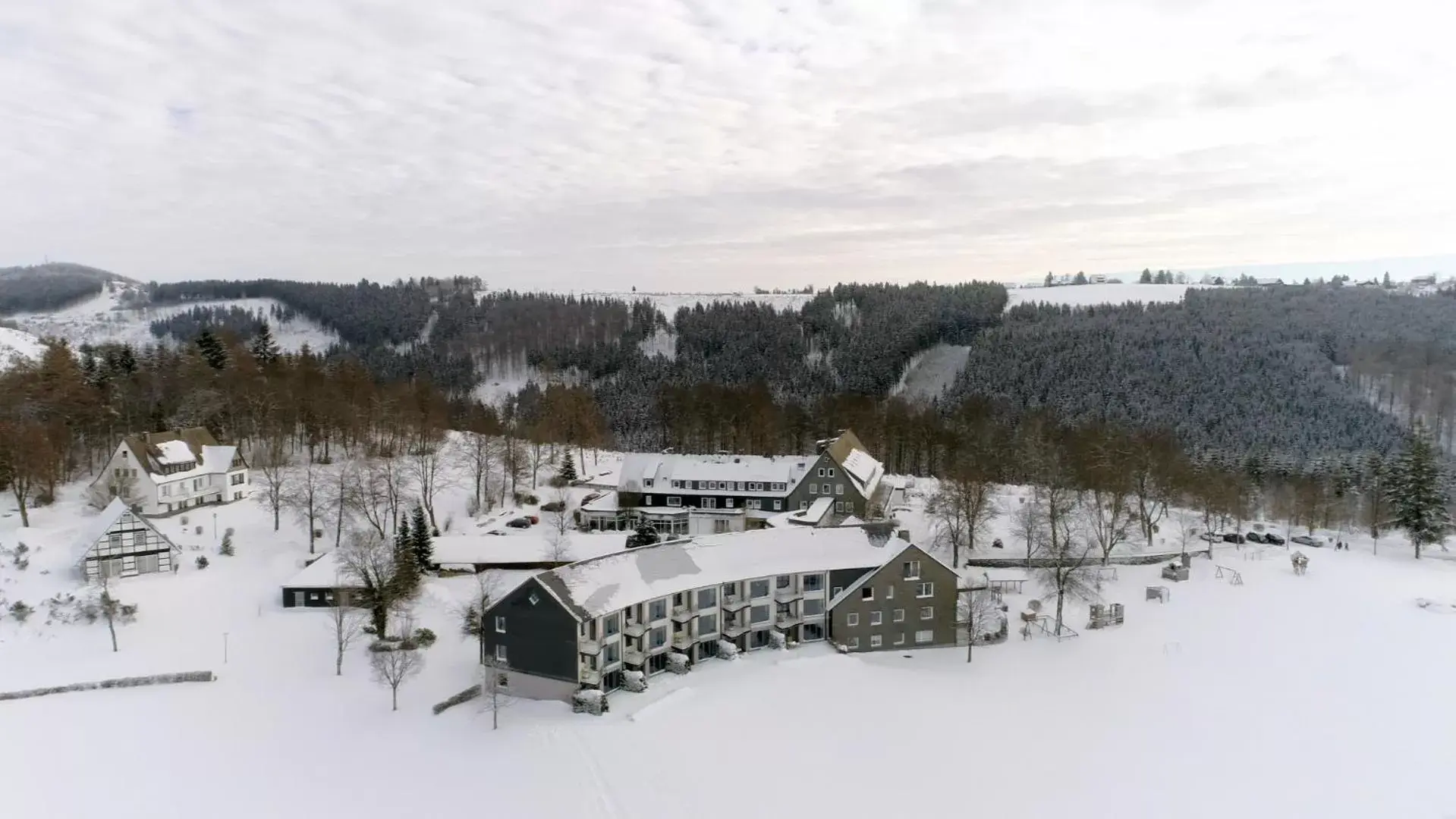 Natural landscape, Winter in Berghotel Hoher Knochen