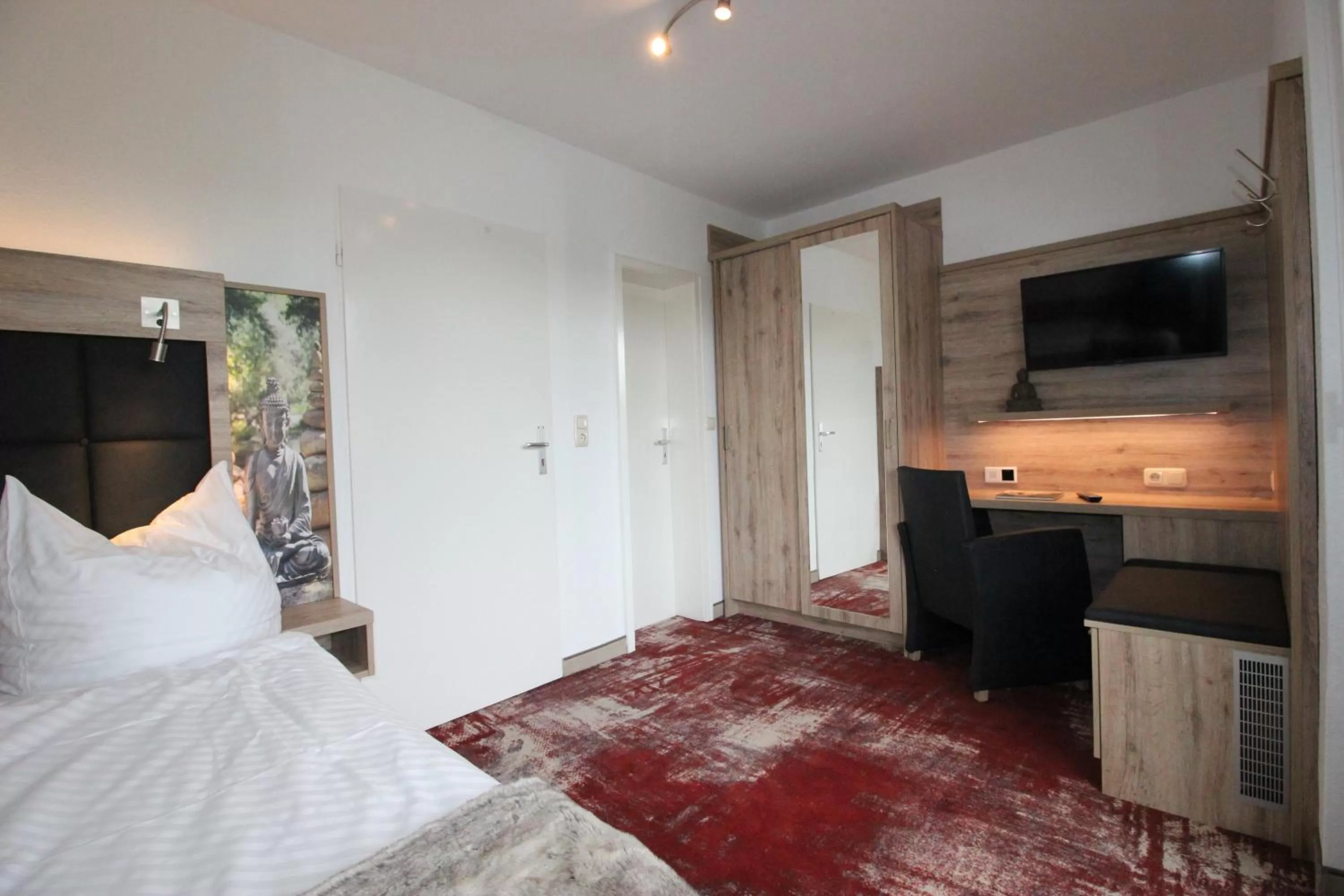 Photo of the whole room, Bed in Wellness & Ayurveda Hotel Am Eichenberg