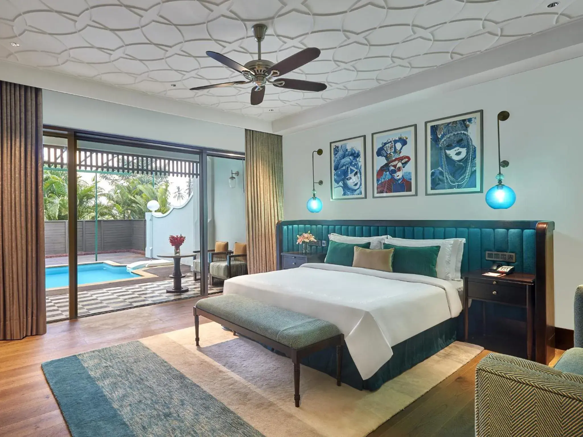 Bedroom in ITC Grand Goa, a Luxury Collection Resort & Spa, Goa