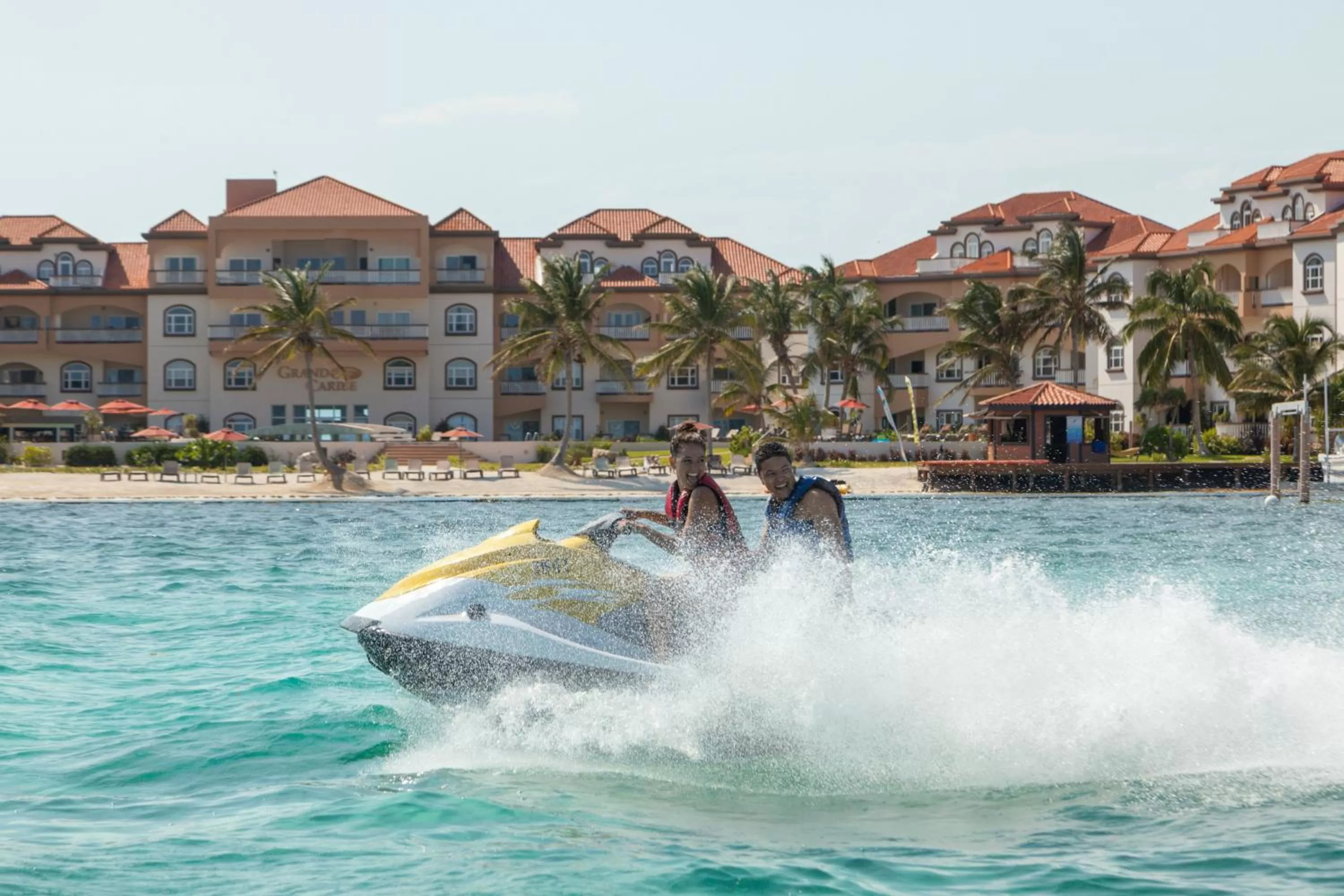 People in Grand Caribe Belize