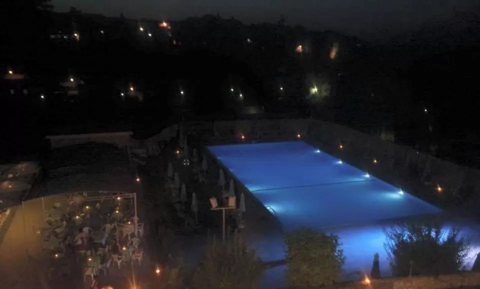 Pool view in Le Rocce