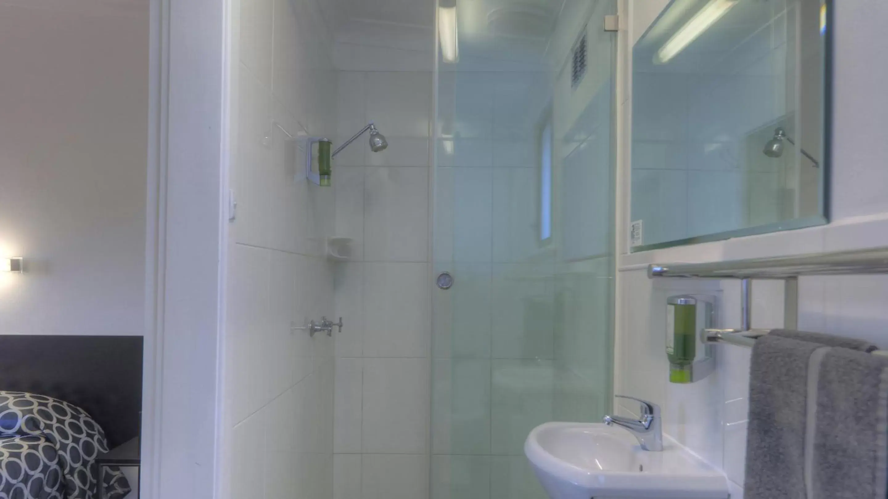 Bathroom in Twin Swans Motel